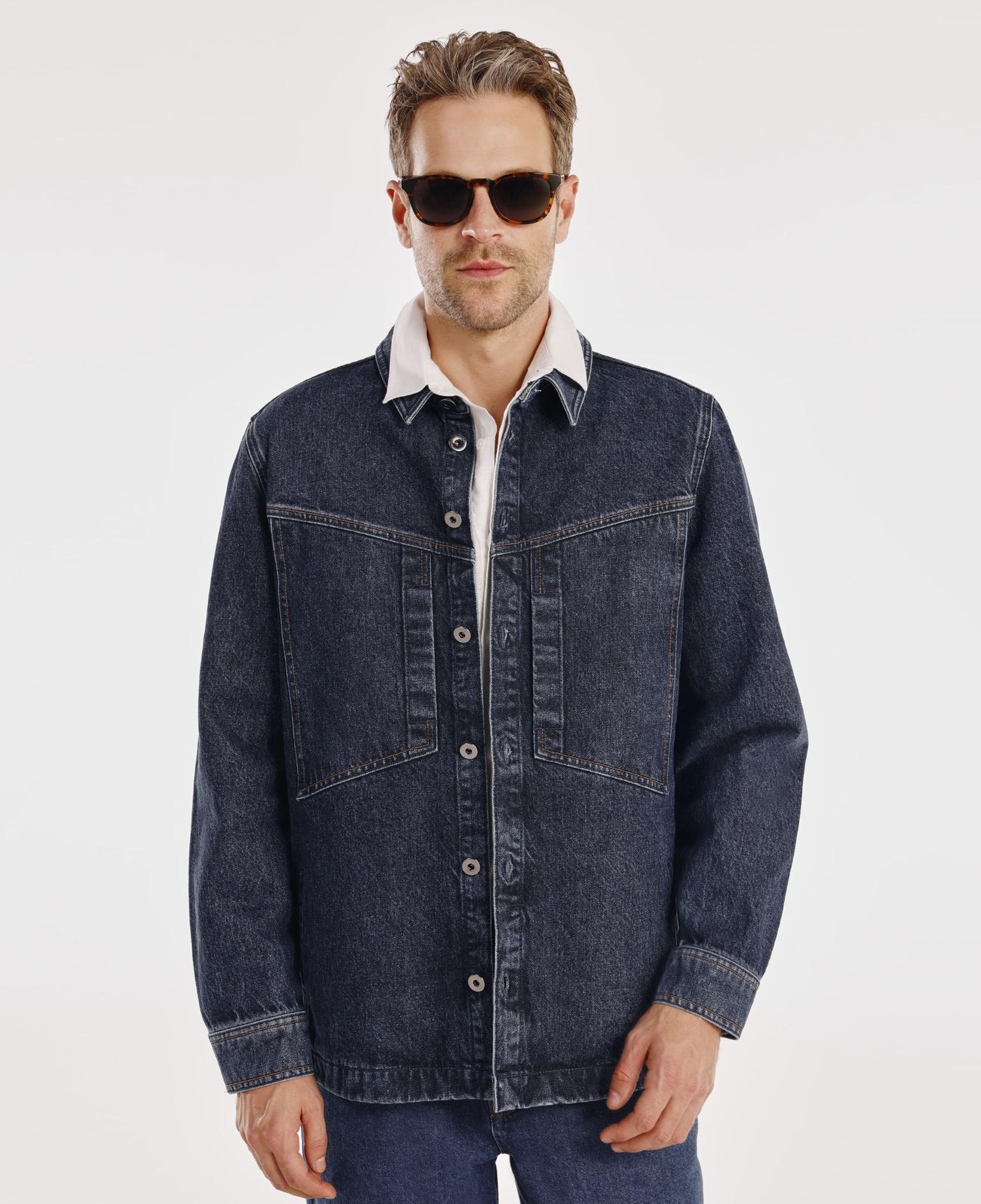 YARGICI Dikiş Detaylı Denim Ceket