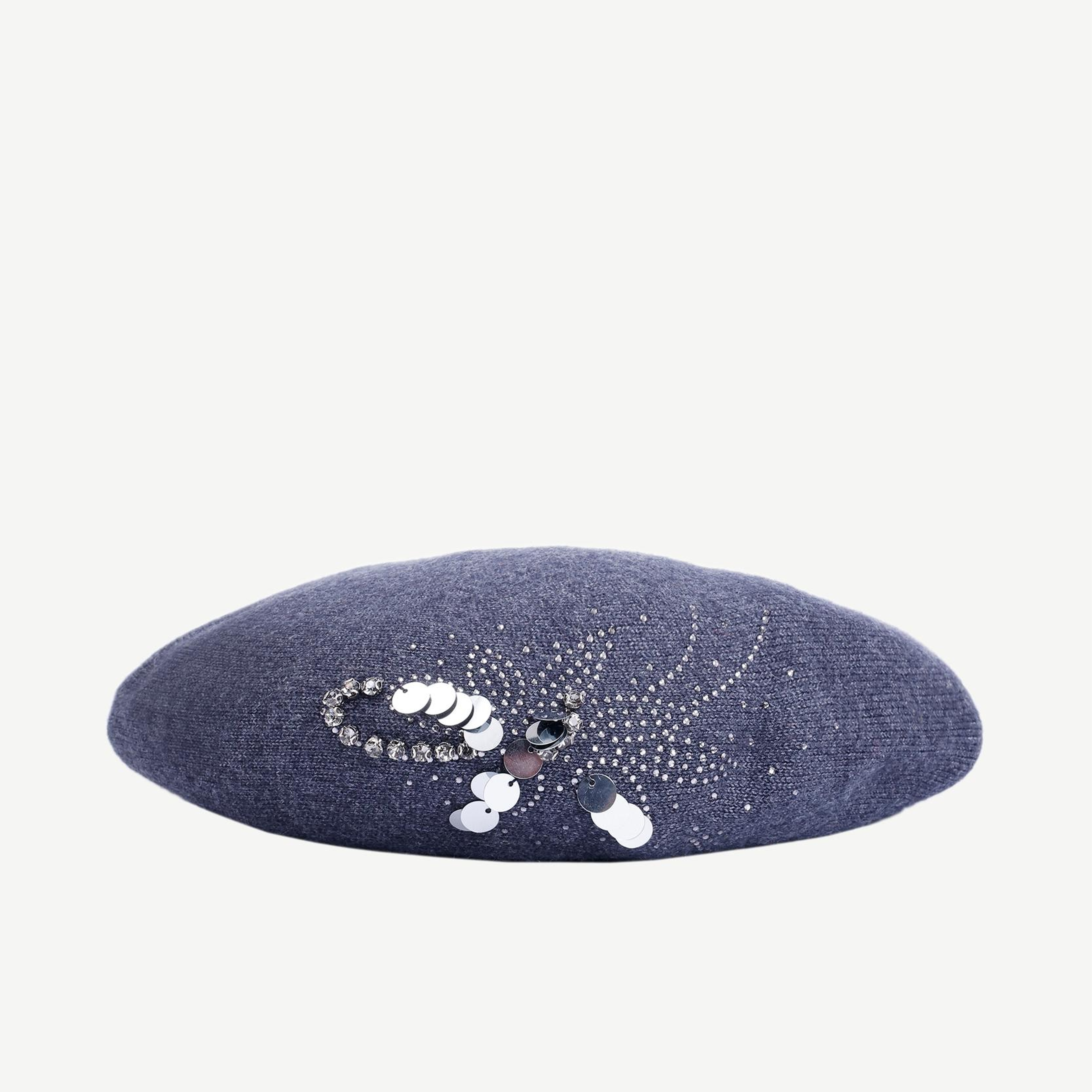 YARGICI Kumaş Detaylı Fransız Şapkası