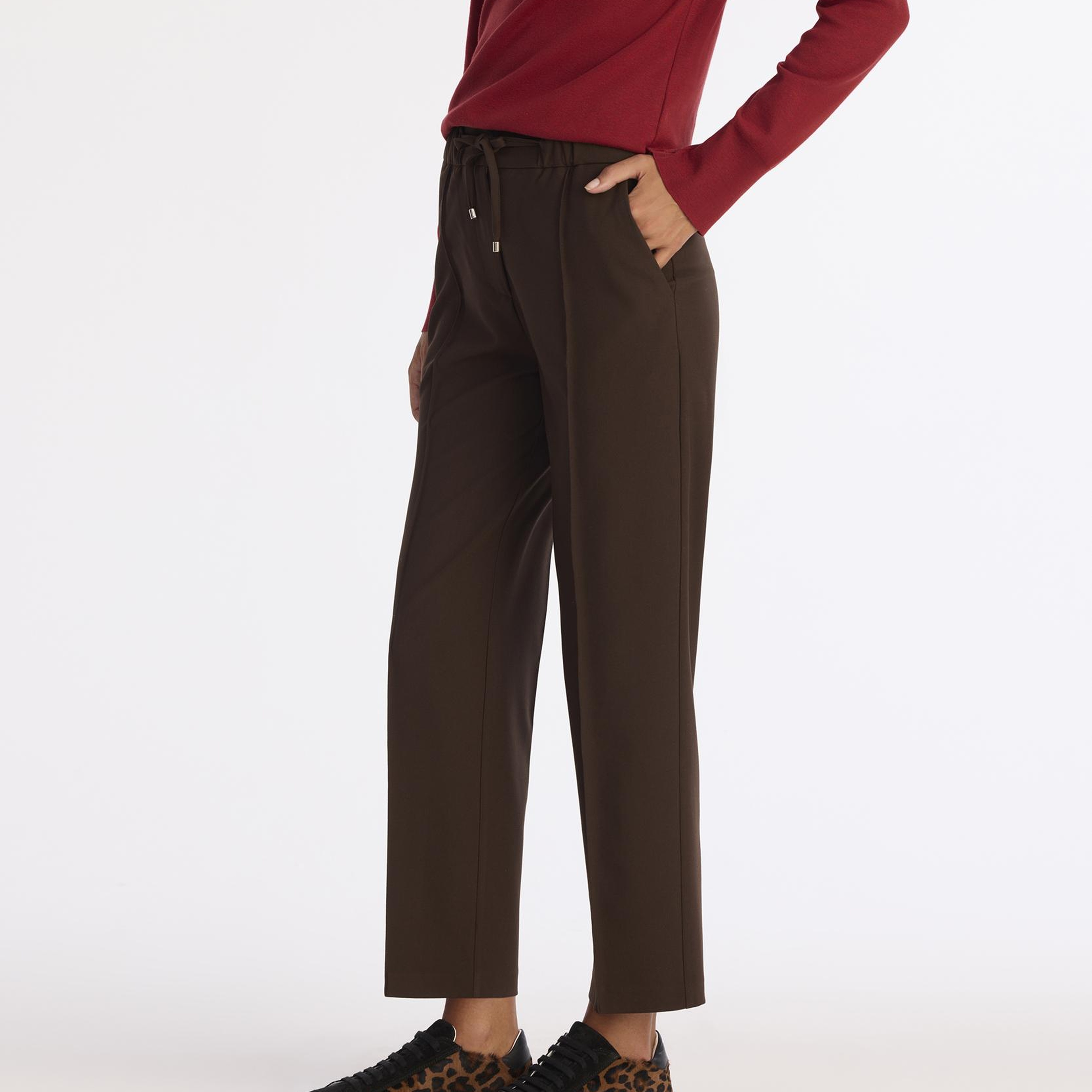 YARGICI Tapered Yüksek Bel Pantolon