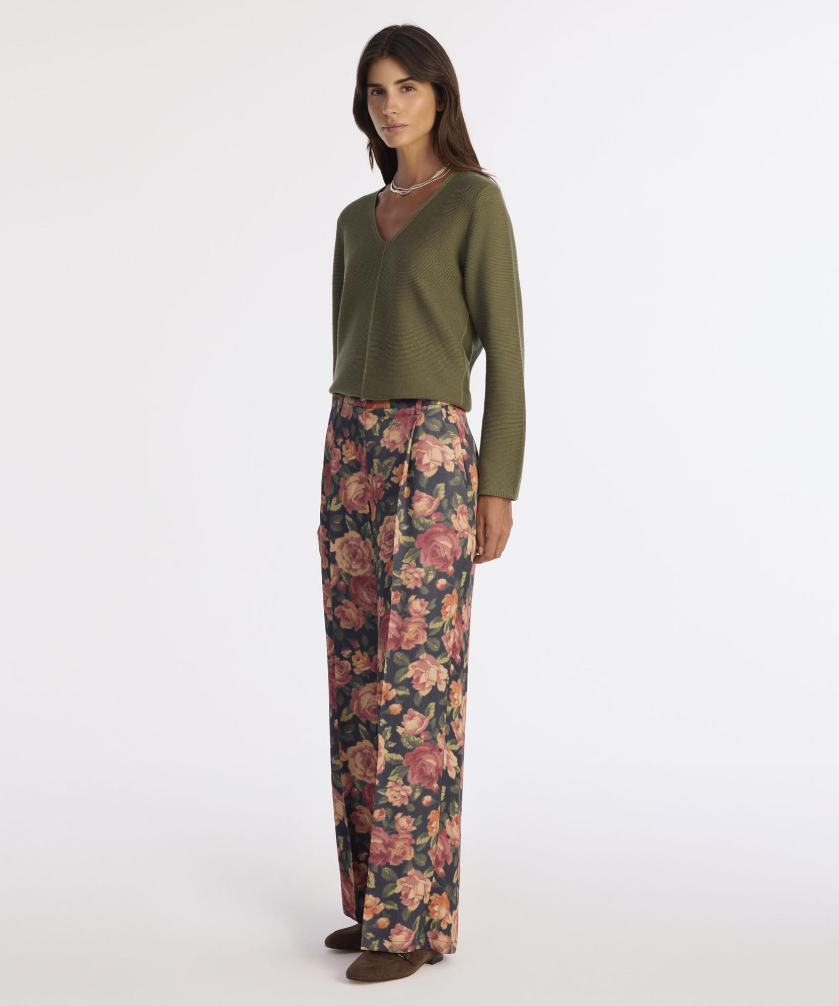 YARGICI Geniş Yüksek Bel Pantolon