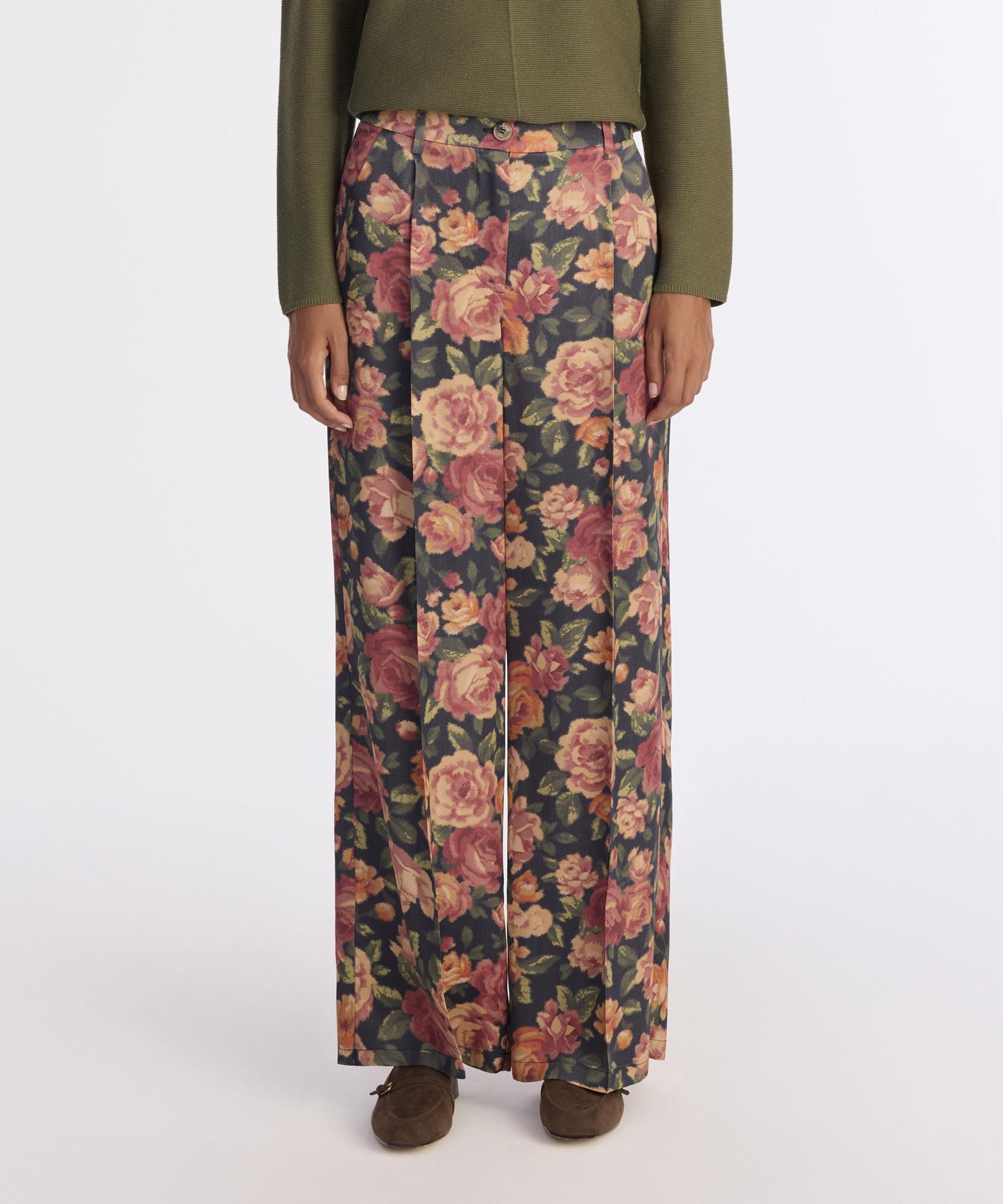 YARGICI Geniş Yüksek Bel Pantolon