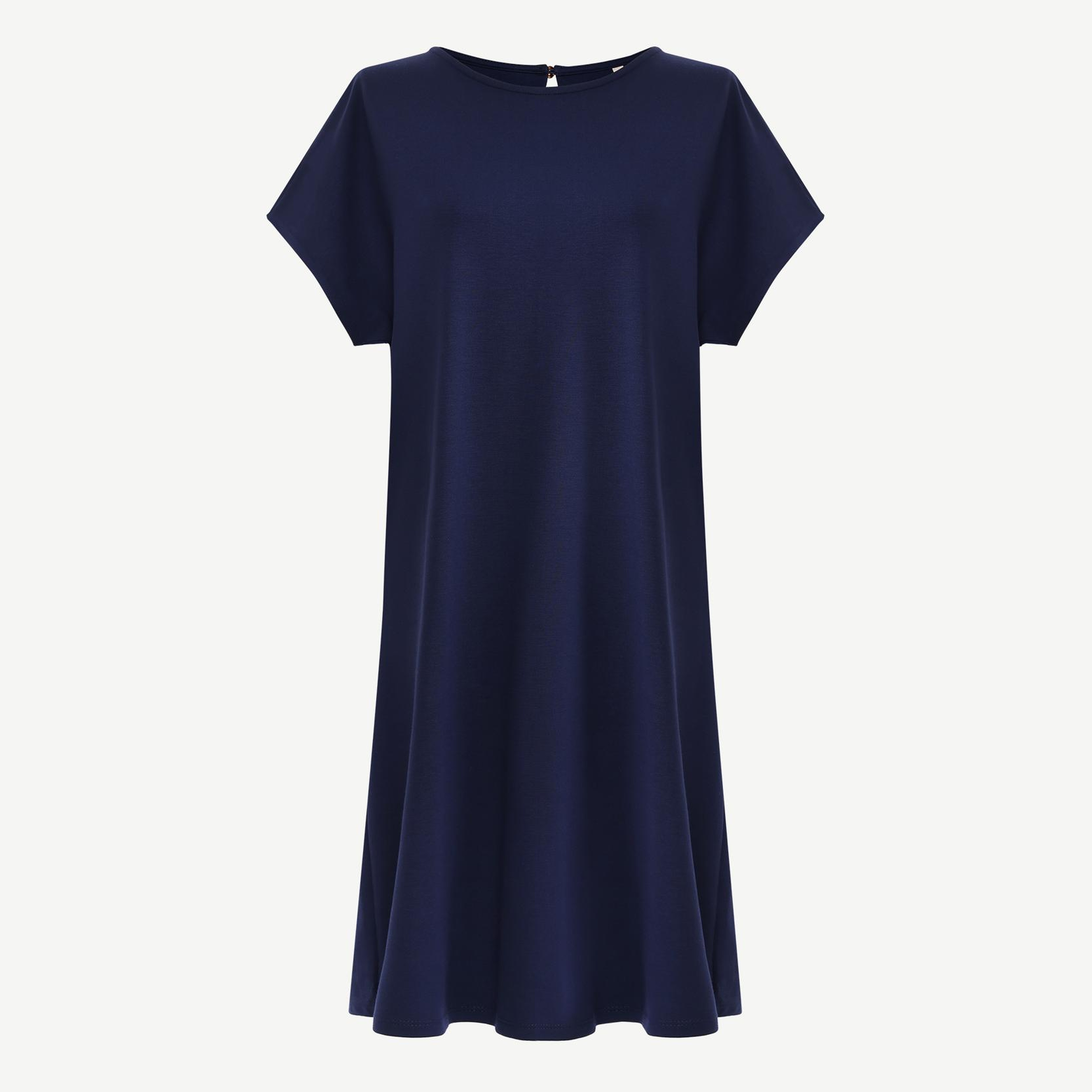 YARGICI Arka Detaylı Kısa Kollu Kısa Elbise