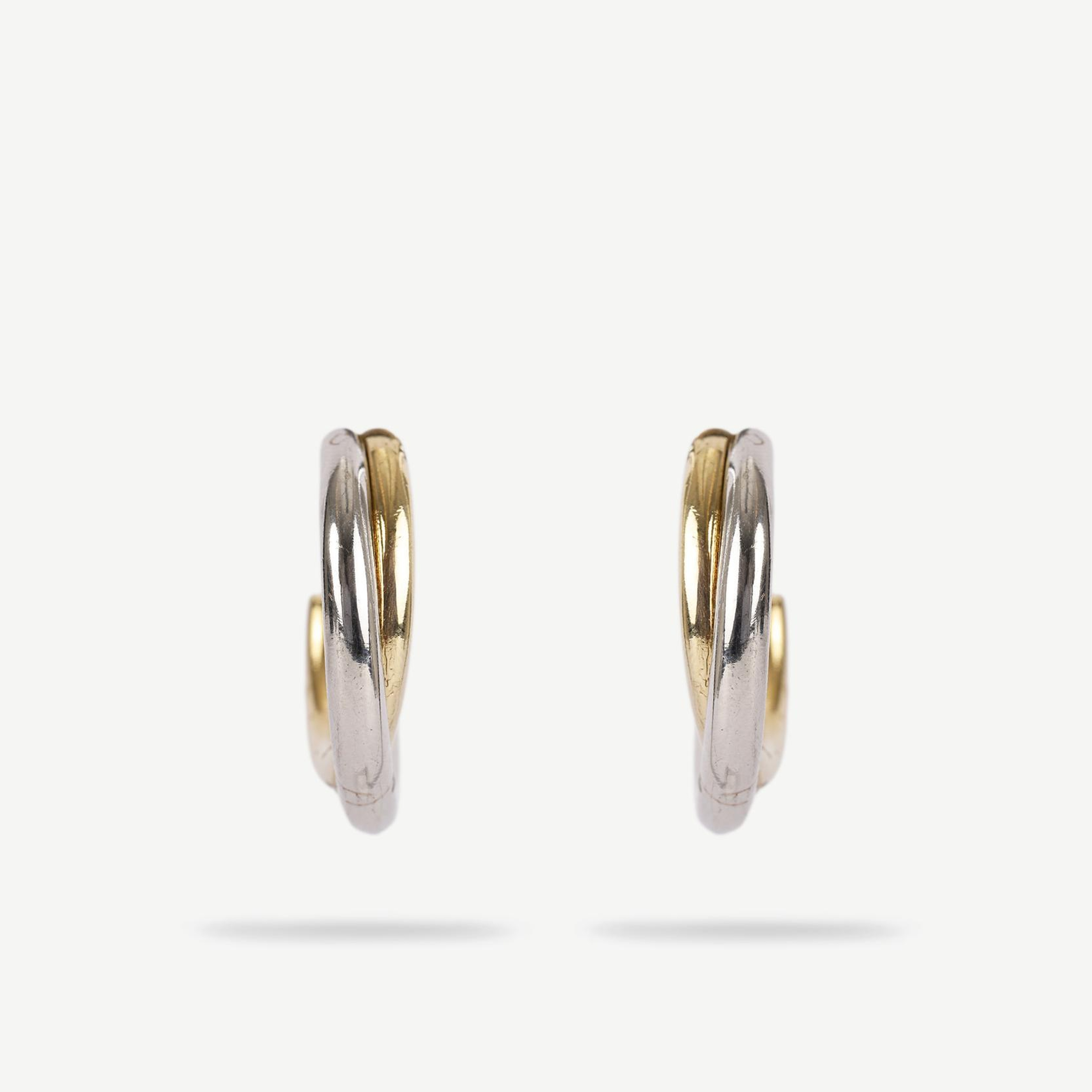 YARGICI Gold Ve Silver Renkli Halka Küpe