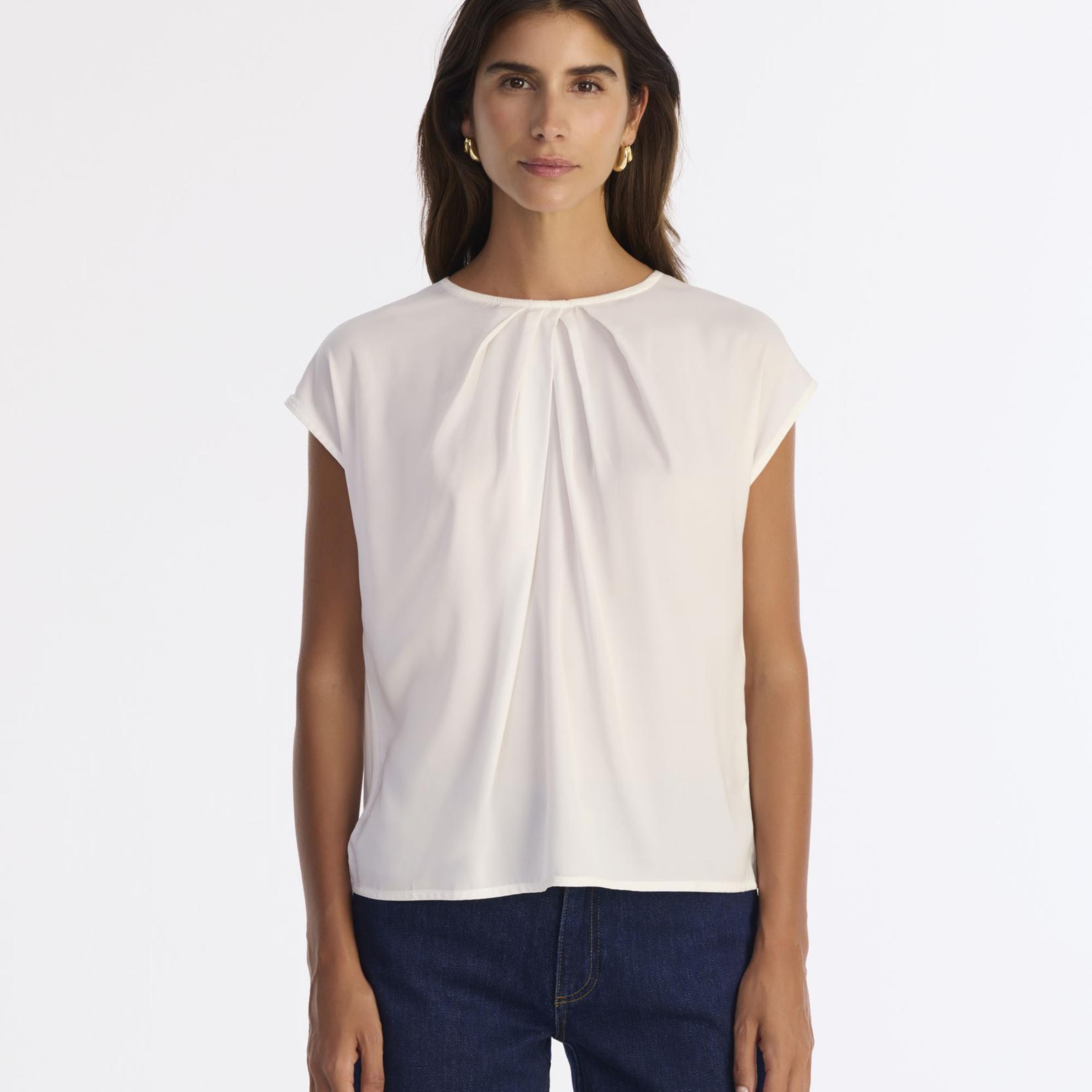 YARGICI Regular Bisiklet Yaka Kısa Kol Bluz