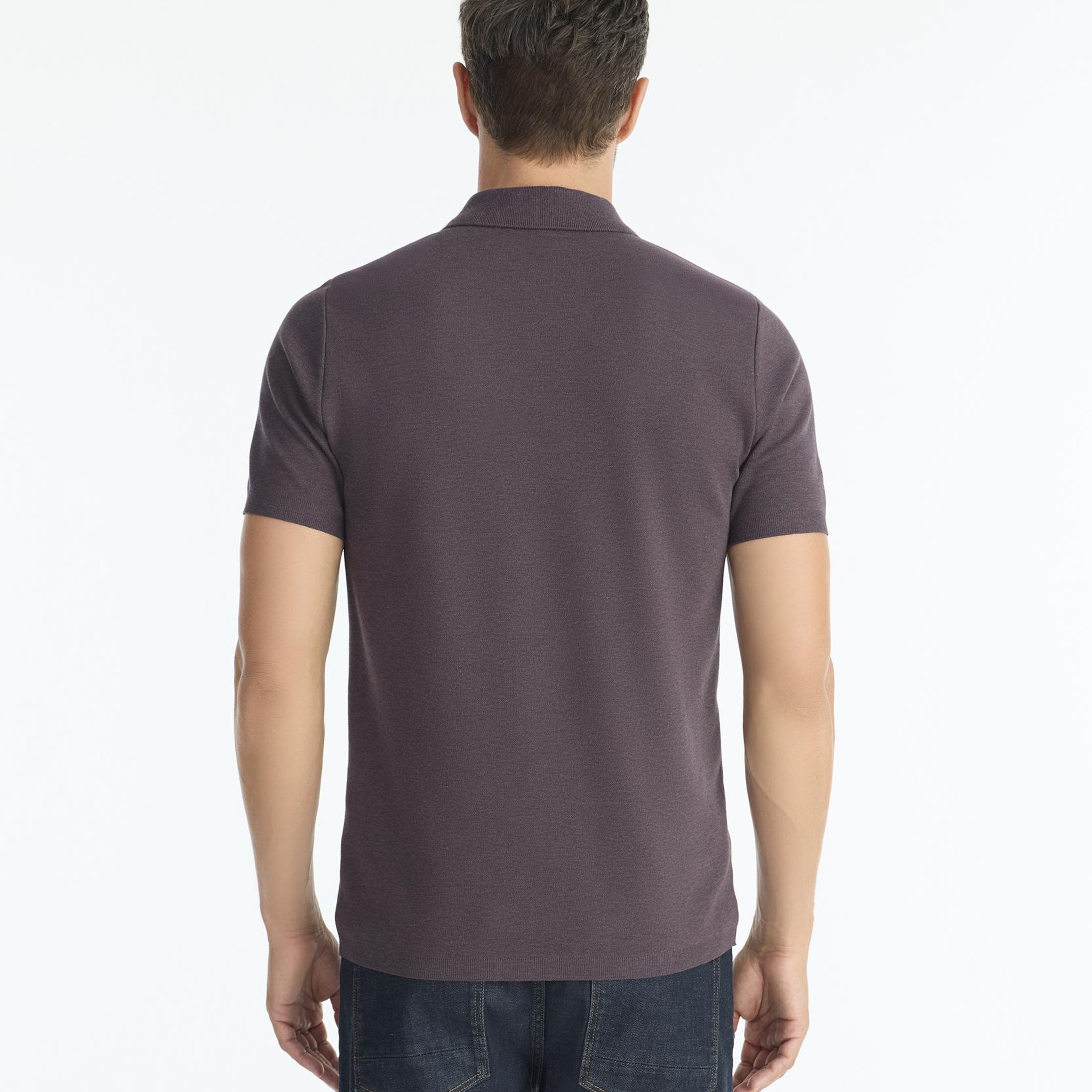 YARGICI Regular Gömlek Yaka Kısa Kol Kazak