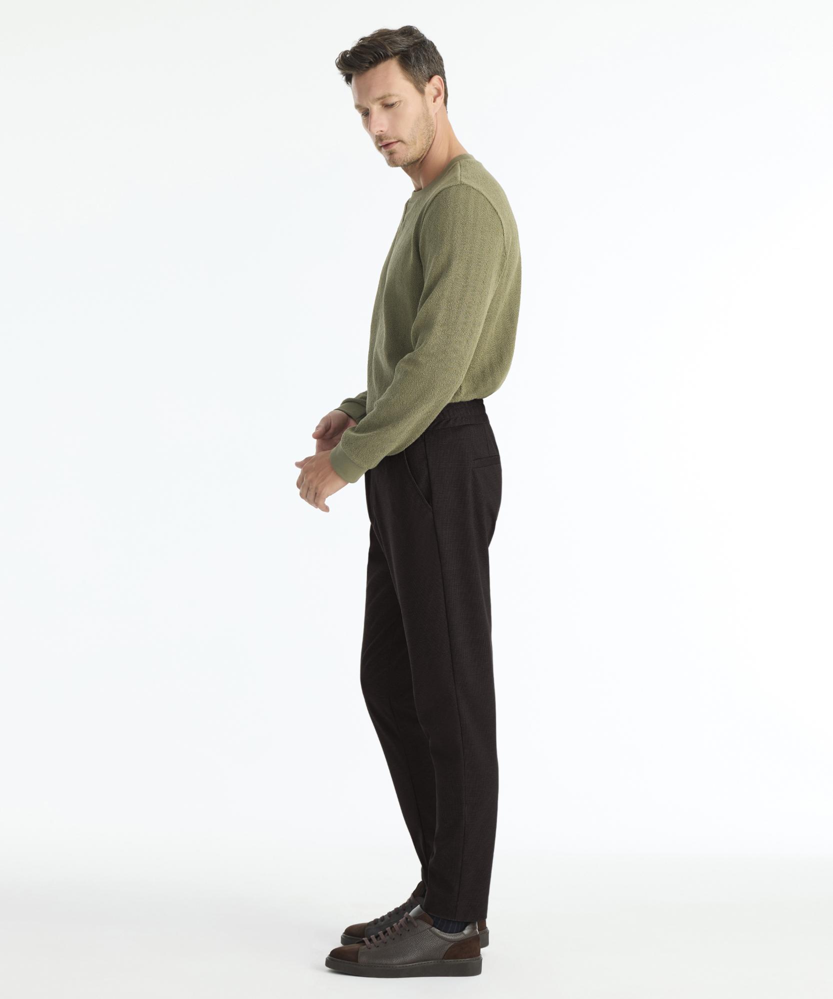 YARGICI Straight Beli Lastikli Pantolon