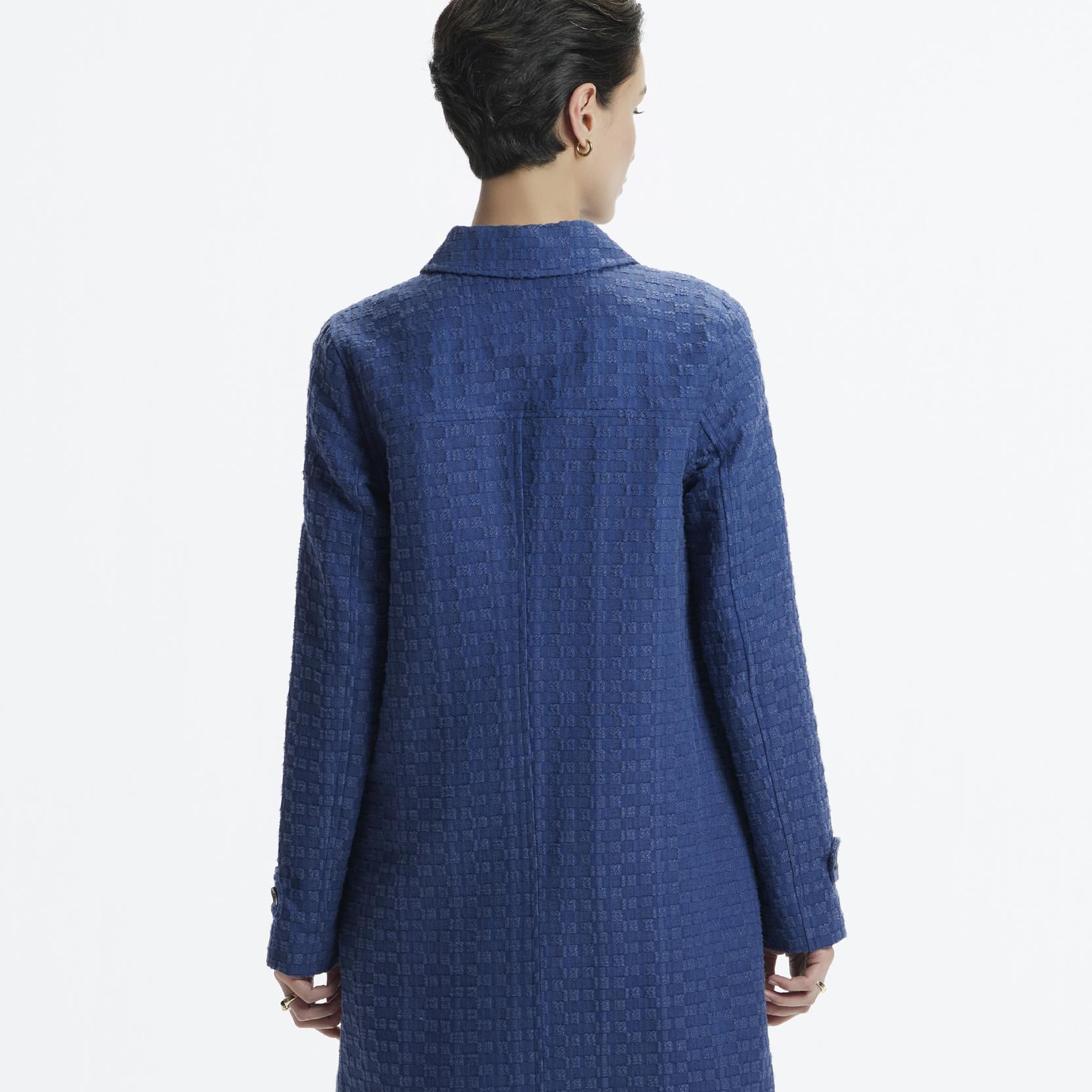 YARGICI Kapak Cepli Apolet Manşetli Kırlangıç Yaka Pardösü