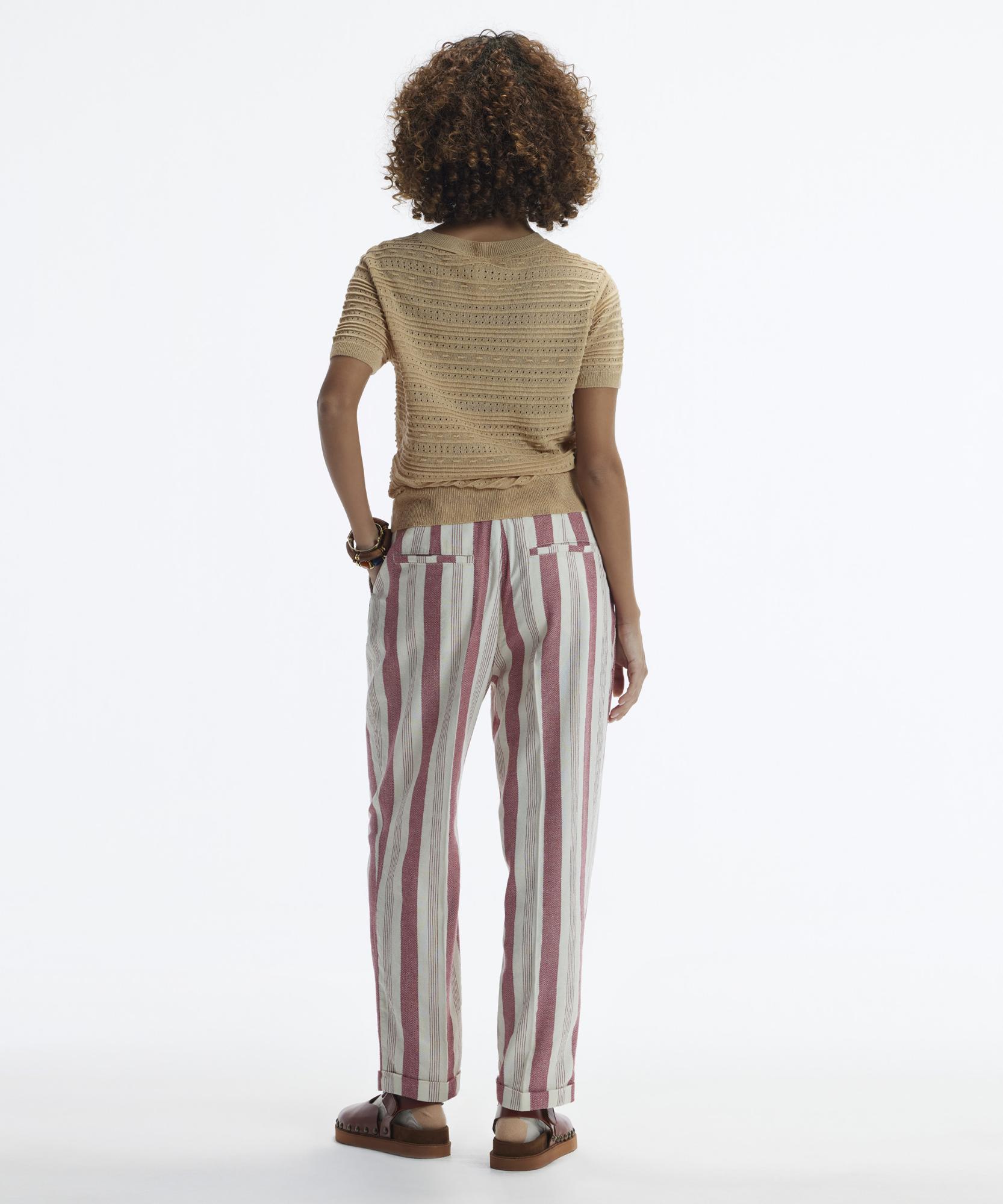 YARGICI Düz Kesim Duble Paça Kemerli Pantolon