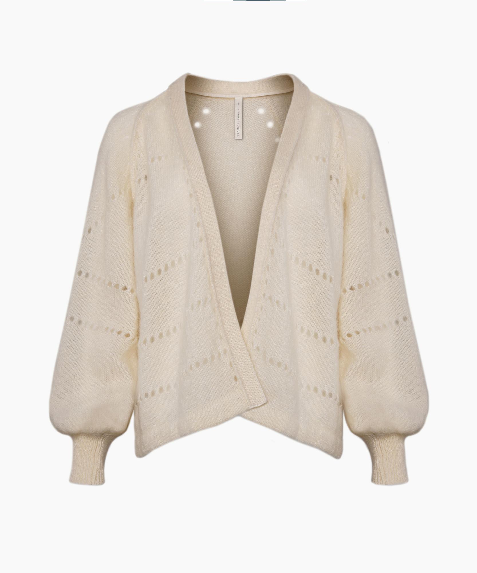 YARGICI V Yaka Kısa Hırka