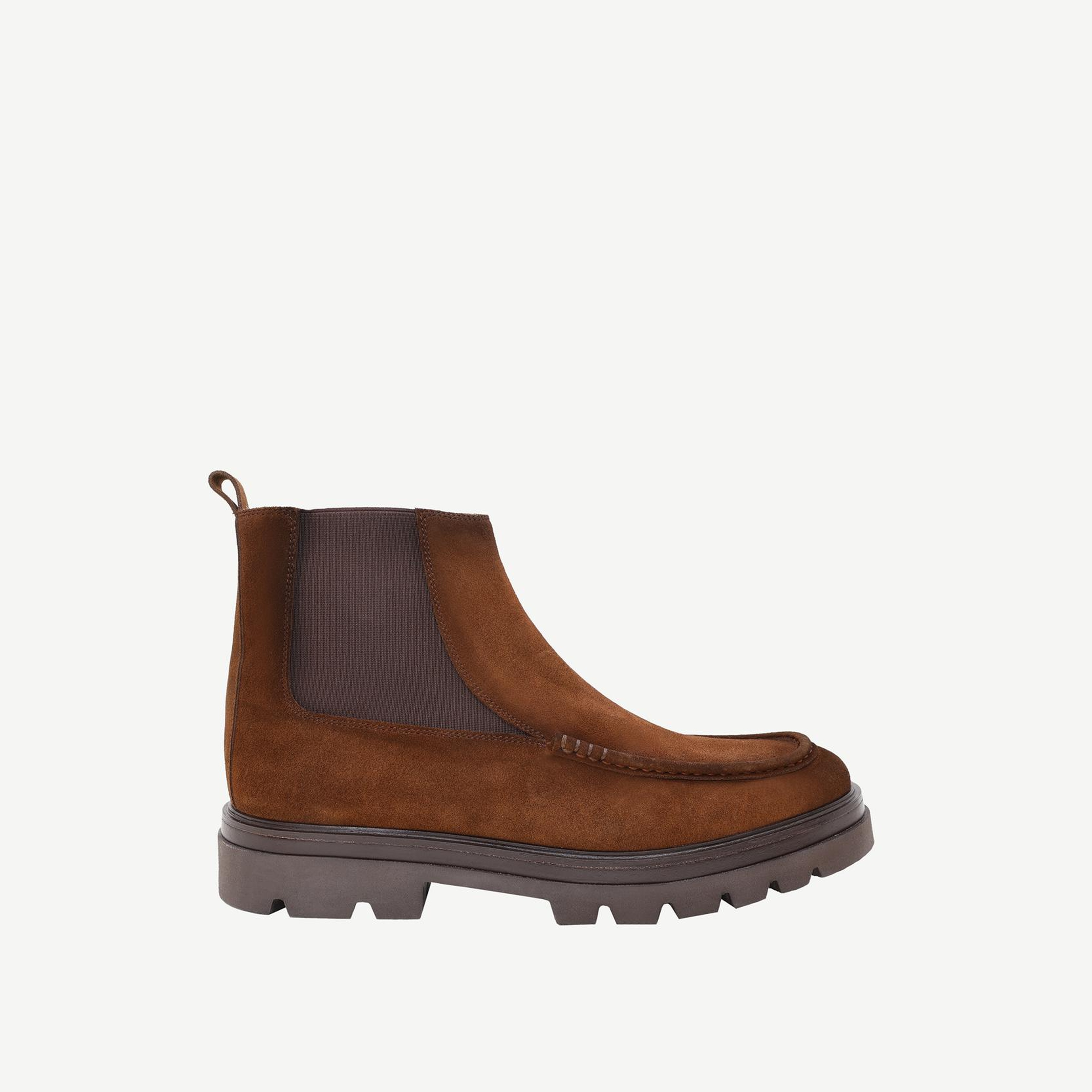 YARGICI Retro Görünümlü Lastikli Deri Bot