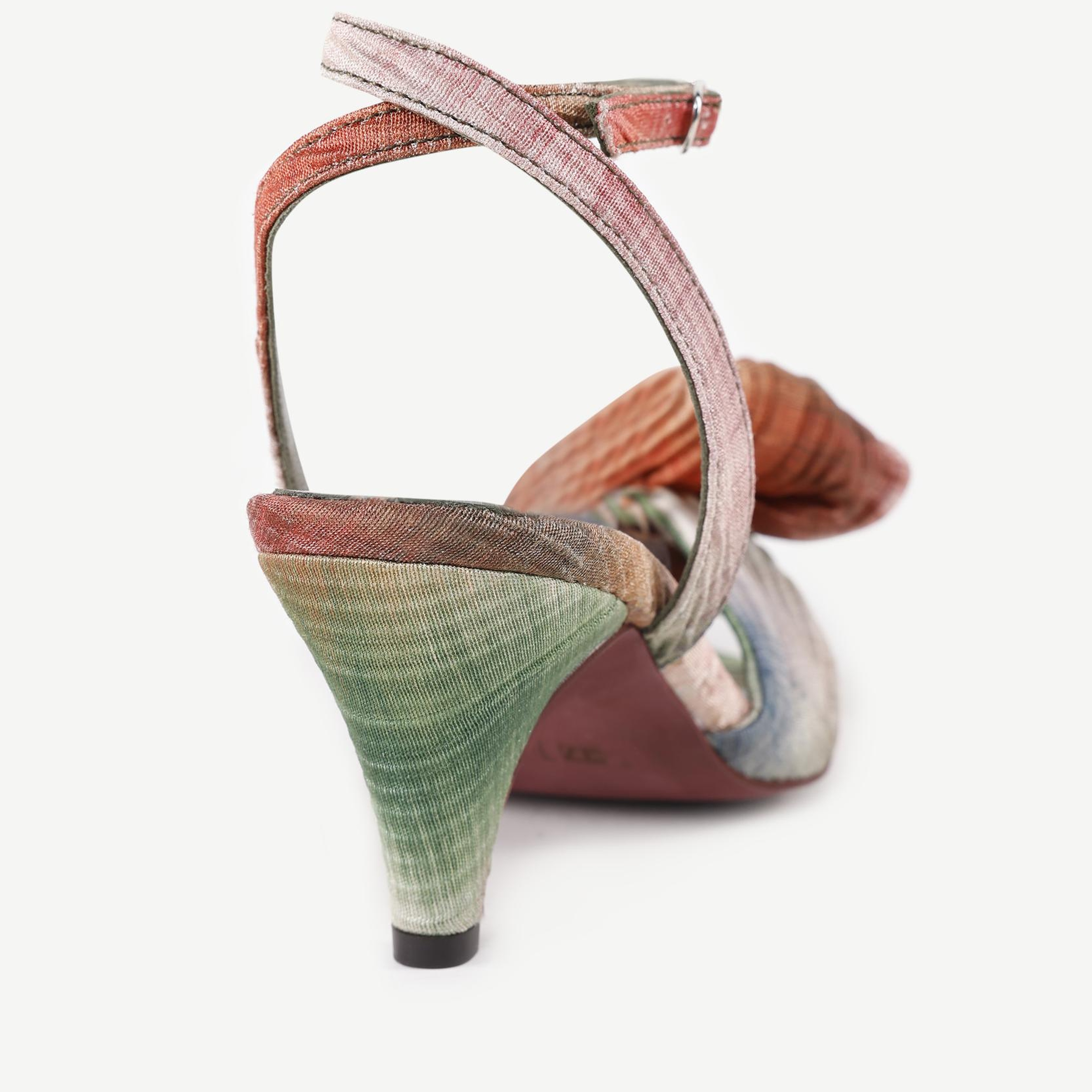 YARGICI Pilise Kumaşlı Topuklu Sandalet