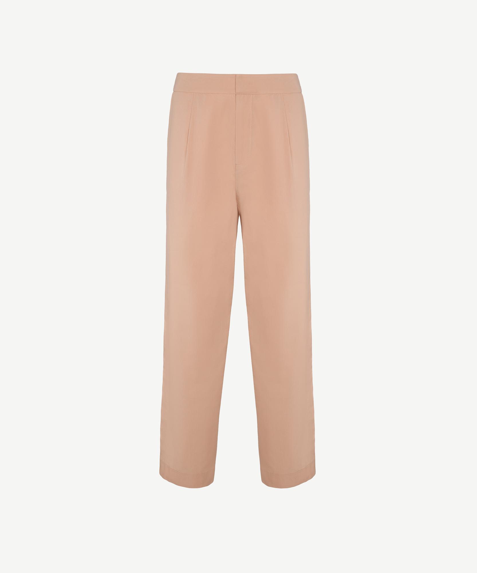 YARGICI Düz Kesim Cepli Kırma Detaylı Pantolon