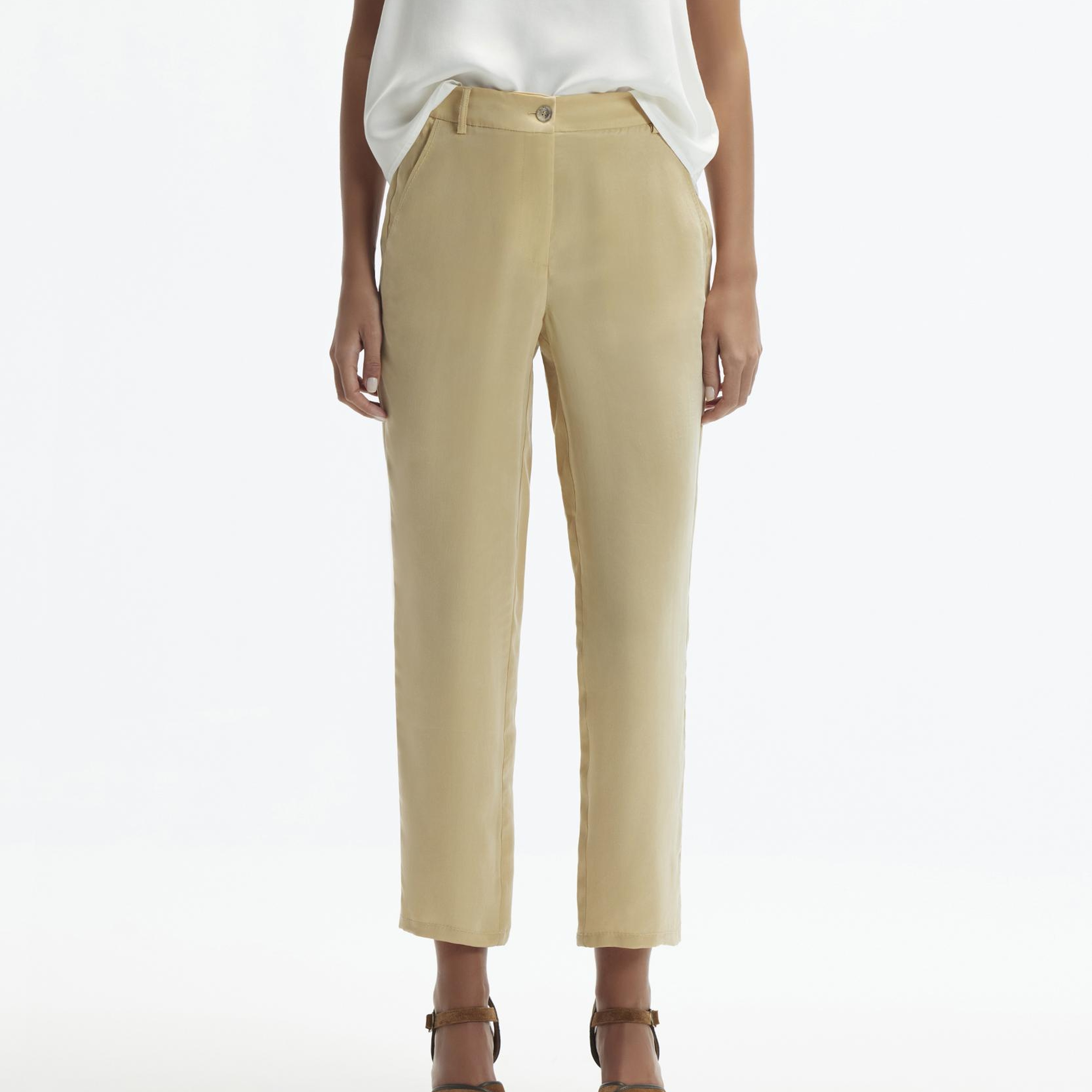 YARGICI Dar Paça Cropped Pantolon