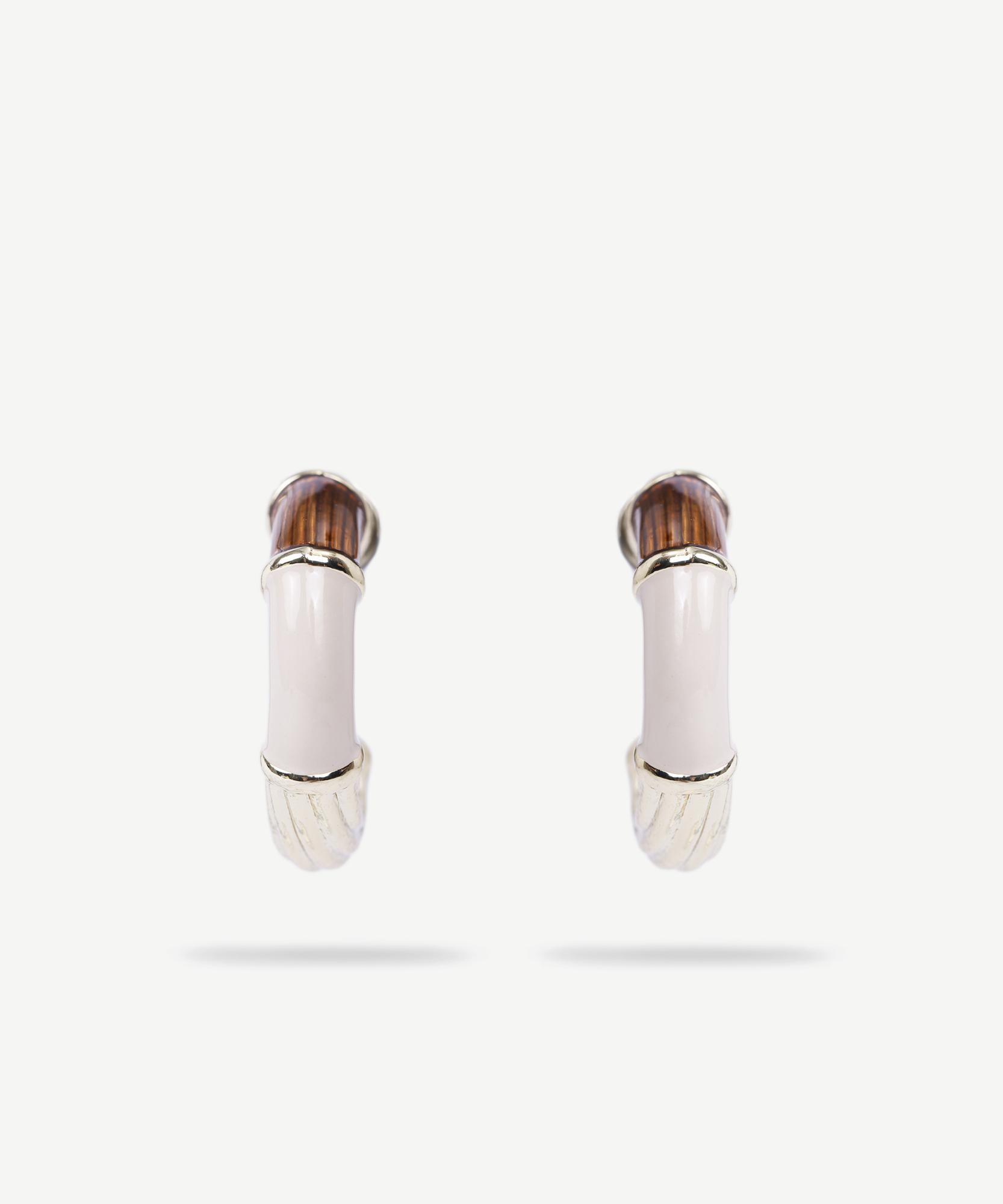 YARGICI Mine Detaylı Halka Küpe