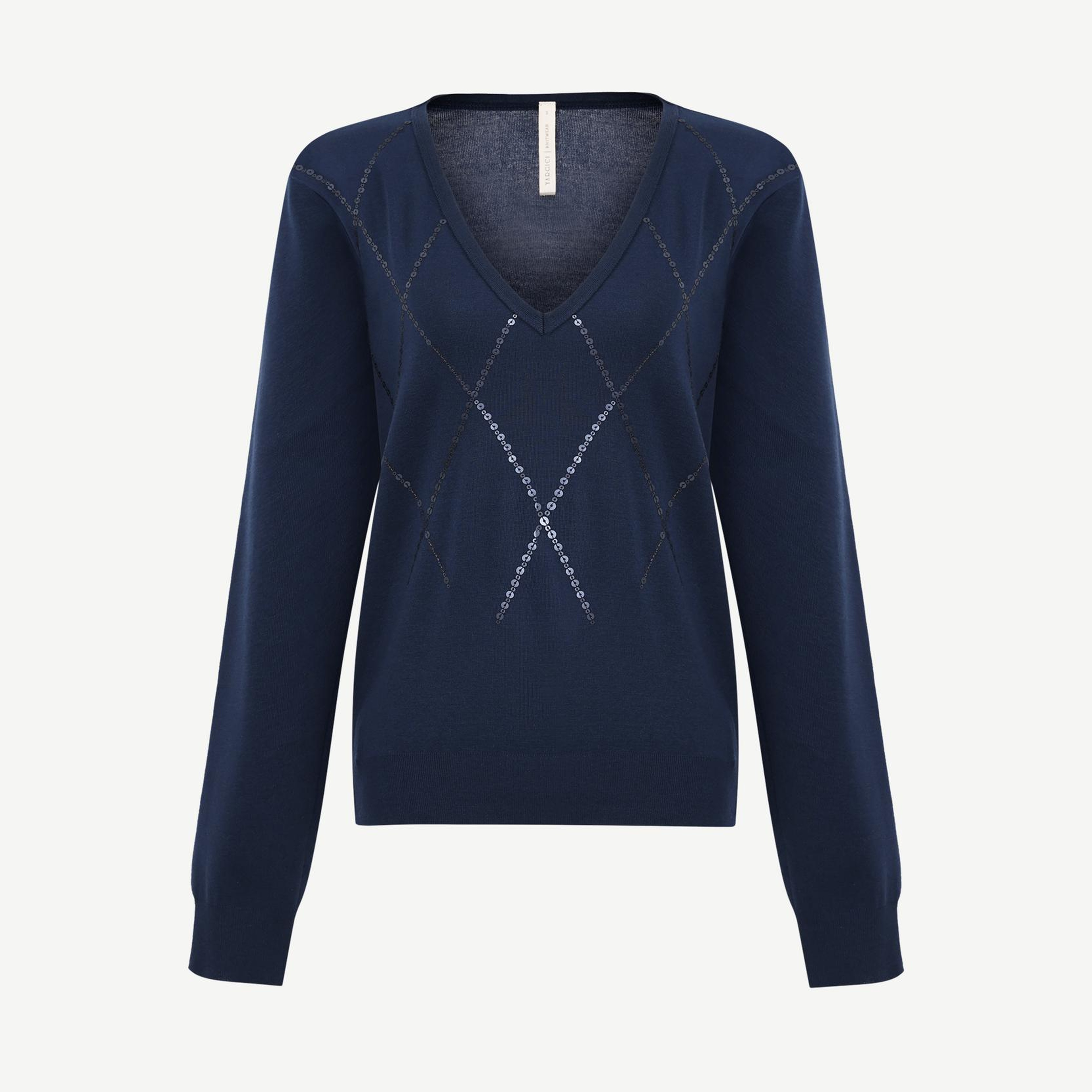 YARGICI Regular V Yaka Uzun Kol Kazak