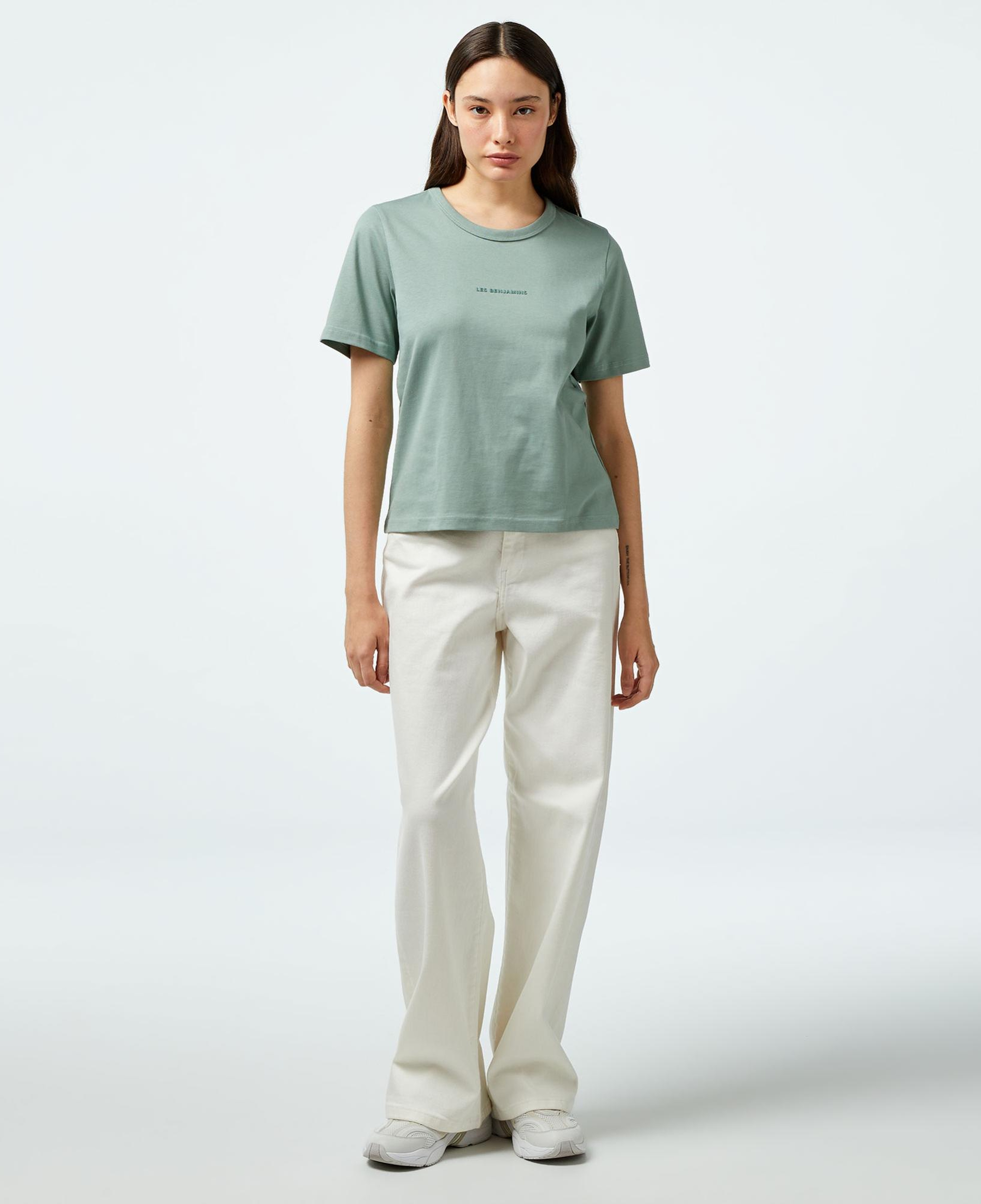 Les Benjamins 404 Kadın Yeşil T-Shirt