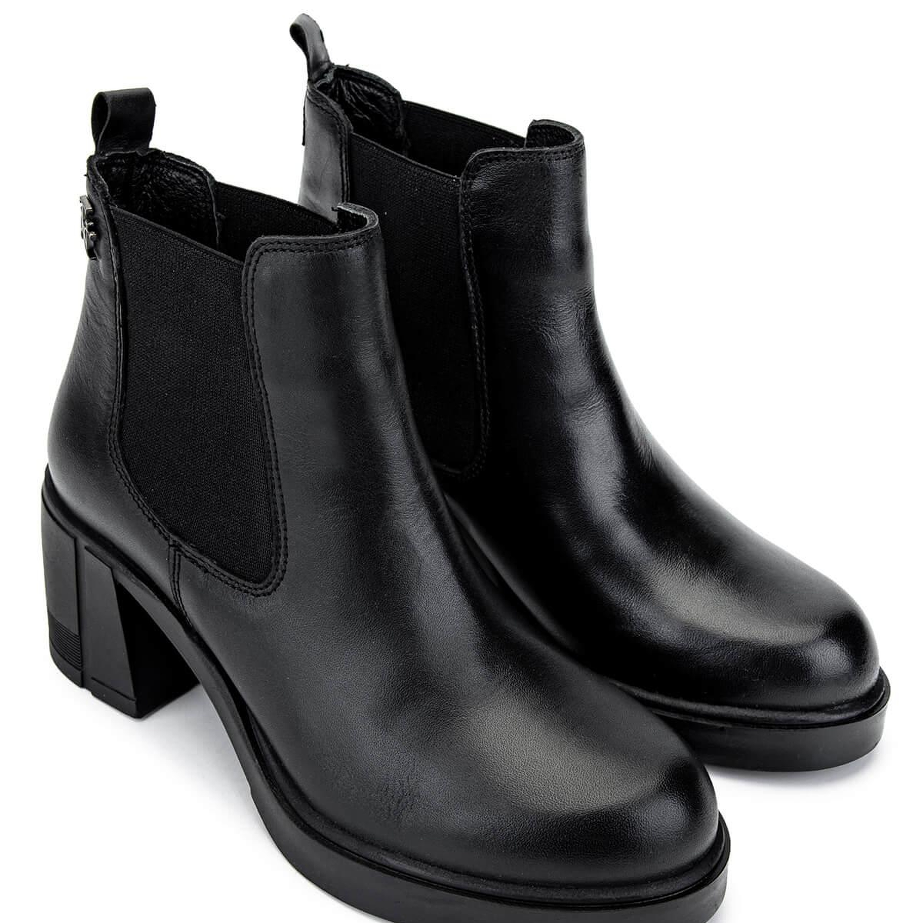 Tamer Tanca Kadın Hakiki Deri Siyah Deri Casual Bot