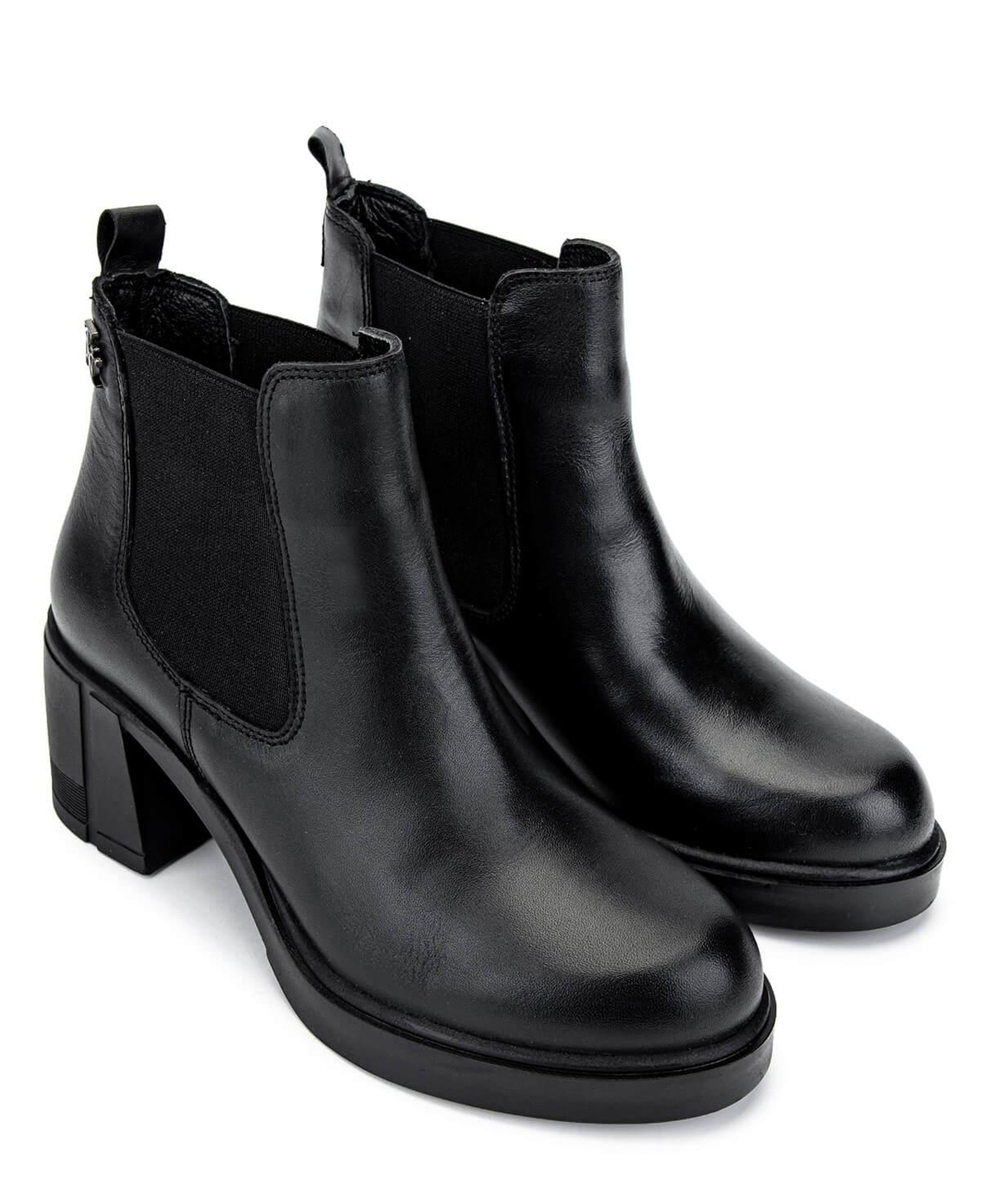 Tamer Tanca Kadın Hakiki Deri Siyah Deri Casual Bot