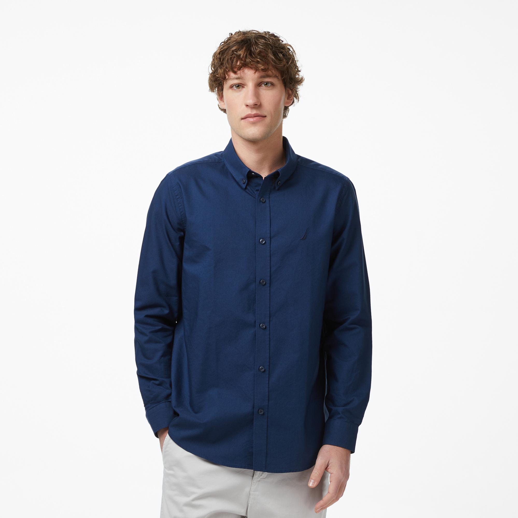 Nautica Erkek Lacivert Regular Fit Gömlek