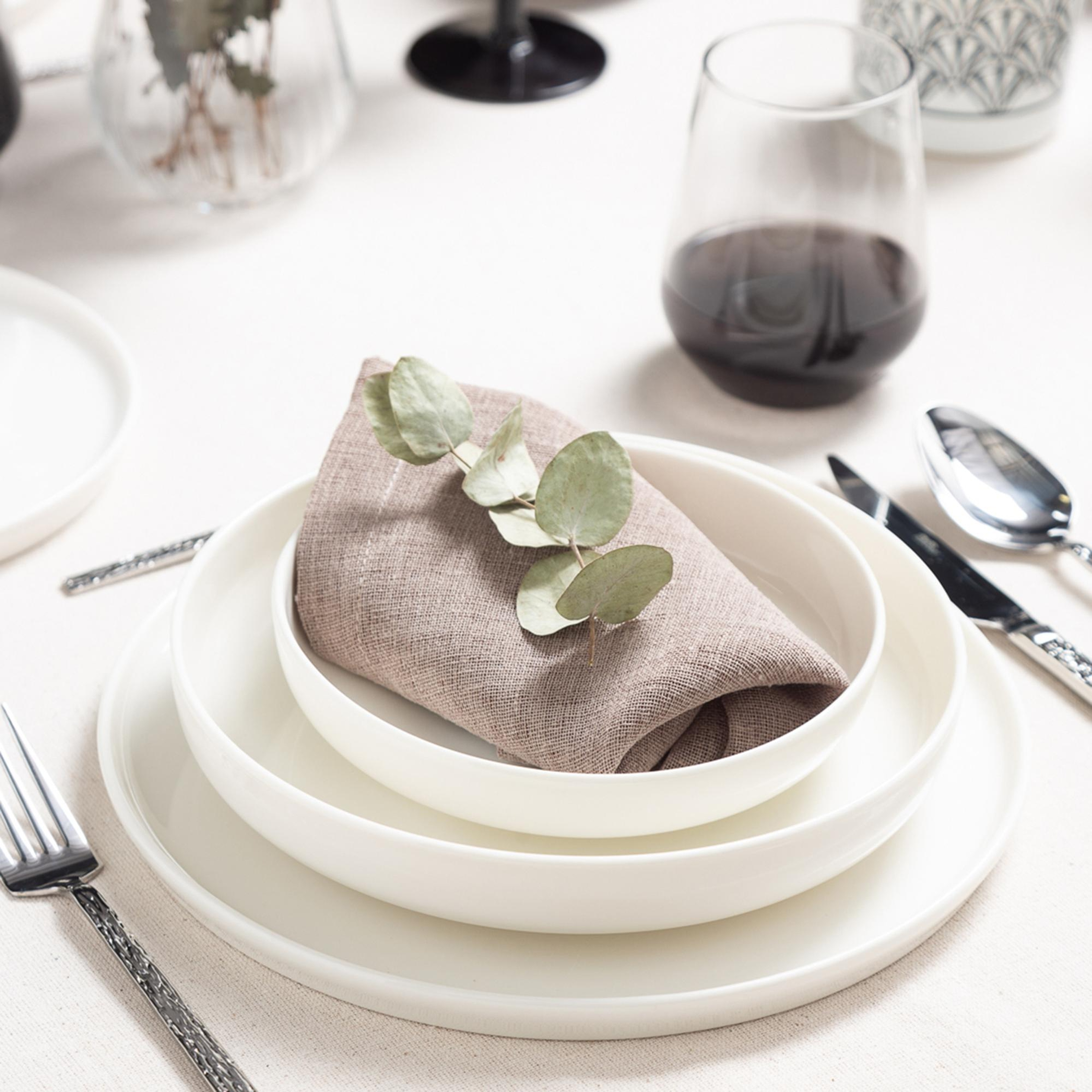 EPHESUS WHITE SERVİS TABAĞI SETİ 6LI -26CM