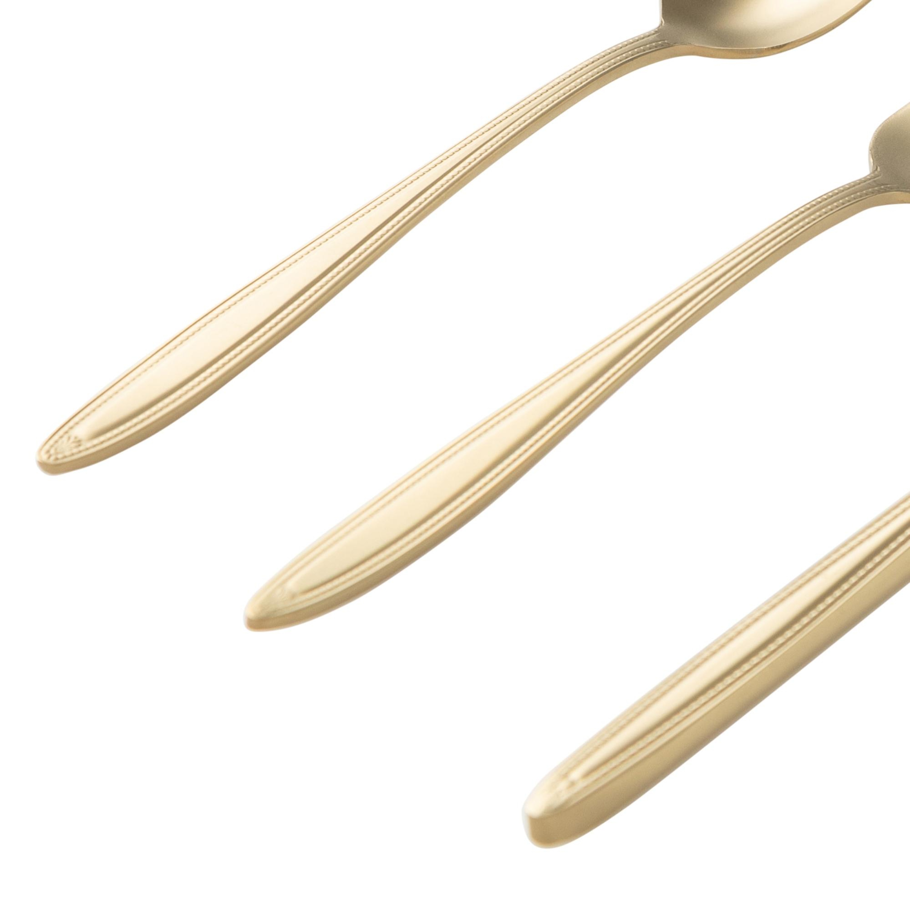 ESSEN 18 PARÇA TATLI ÇATAL KAŞIK BIÇAK SETİ MAT GOLD