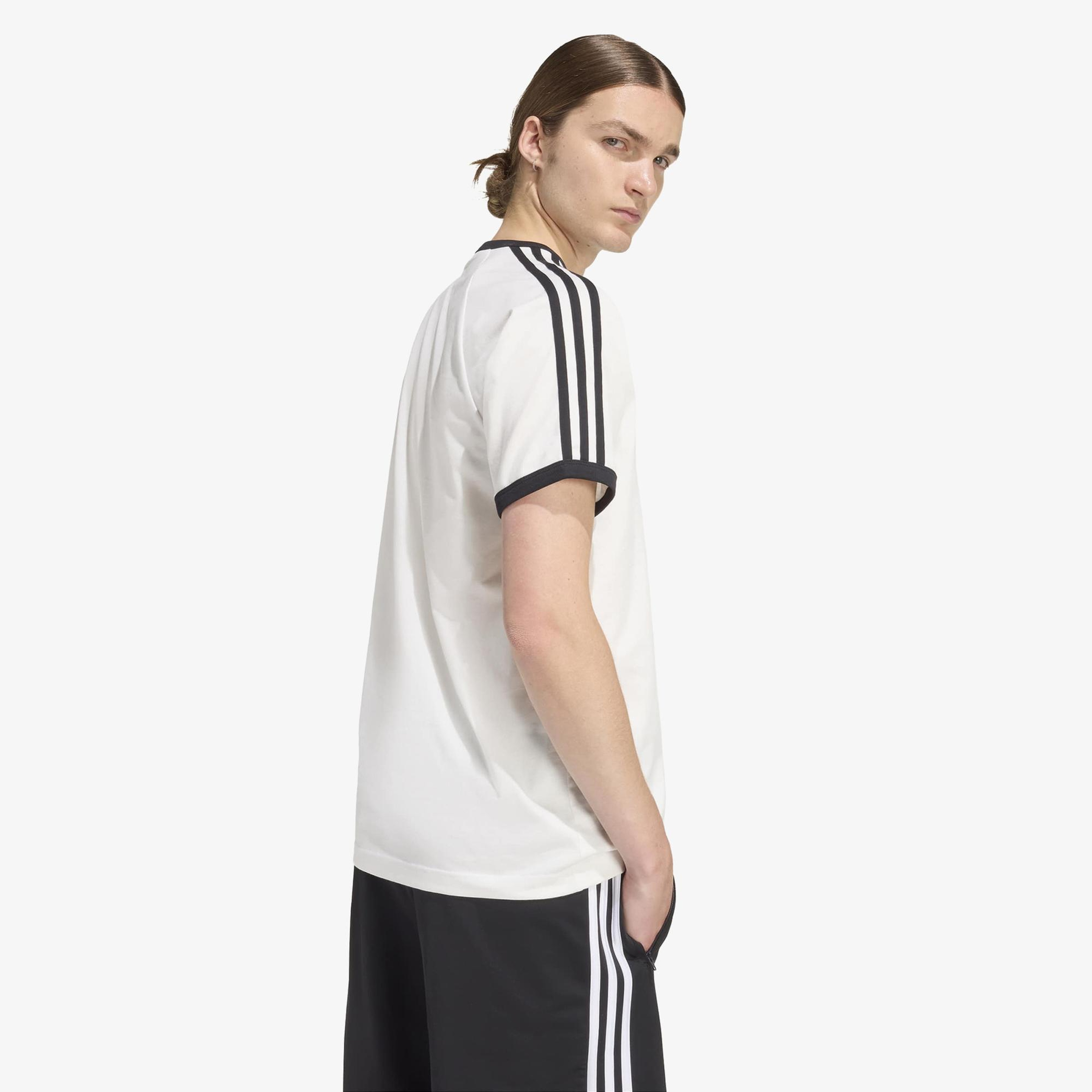 adidas 3-Stripes Erkek Beyaz T-Shirt