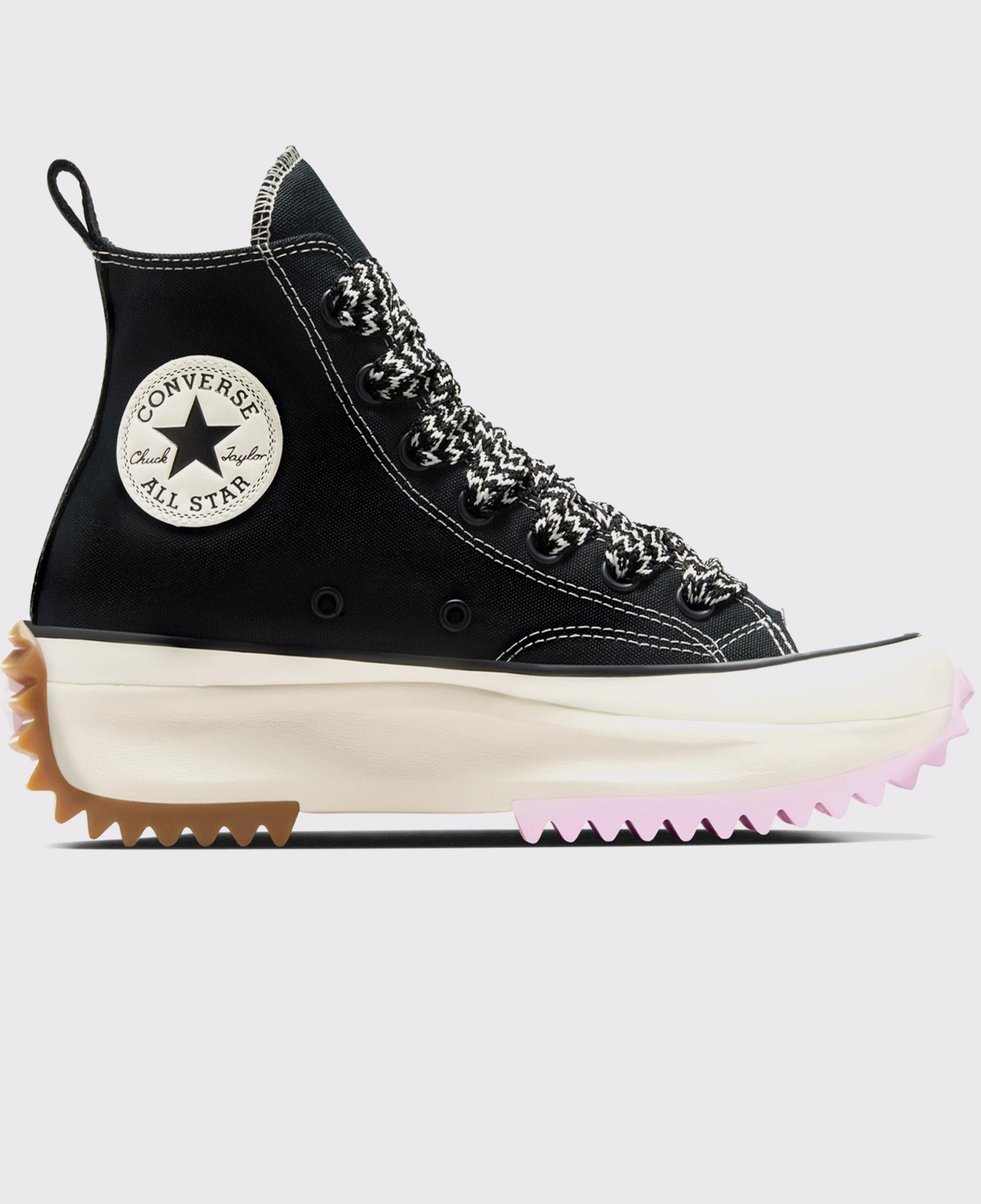 Converse Run Star Hike Unisex Siyah Platform Sneaker