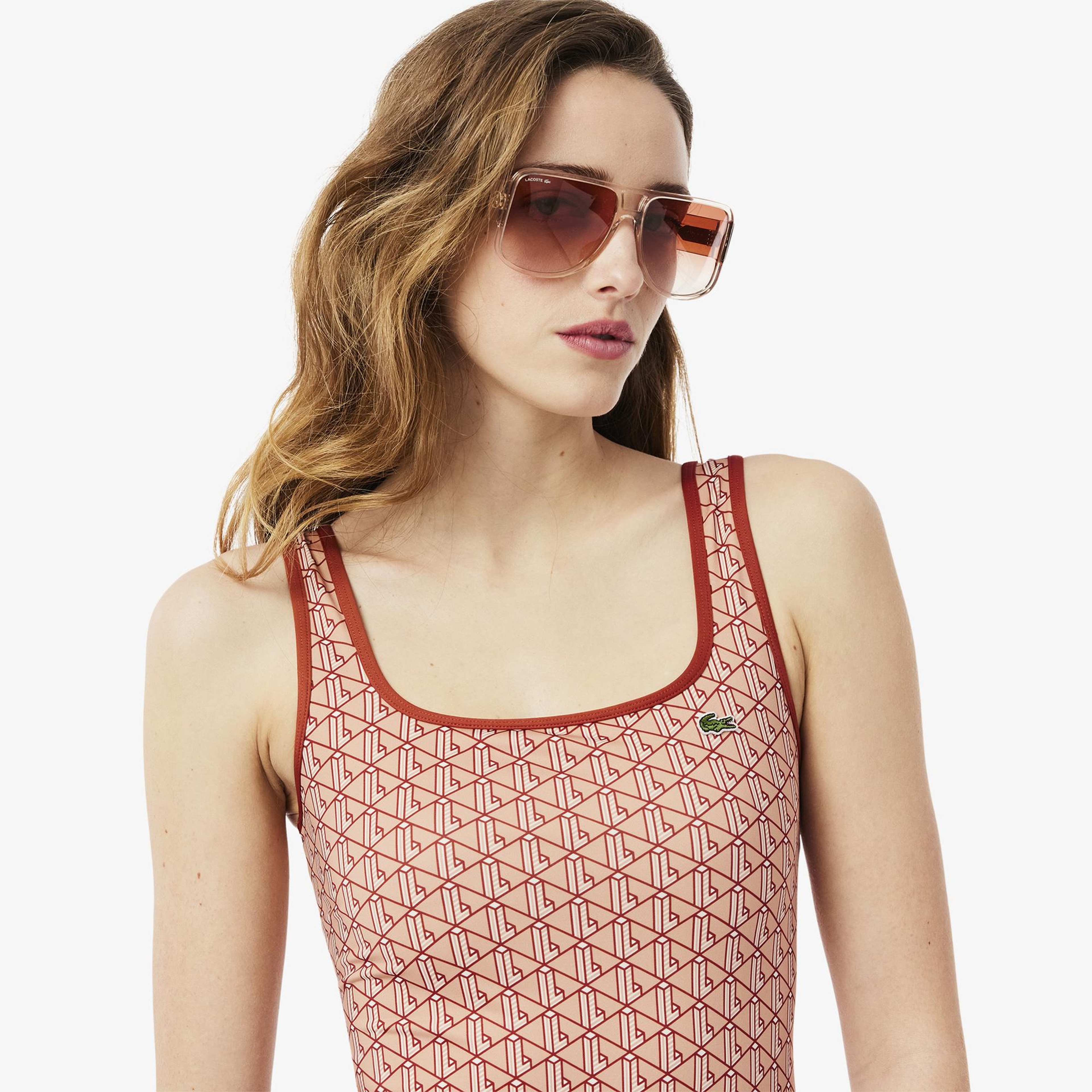 Lacoste Kadın Monogram Kırmızı Mayo