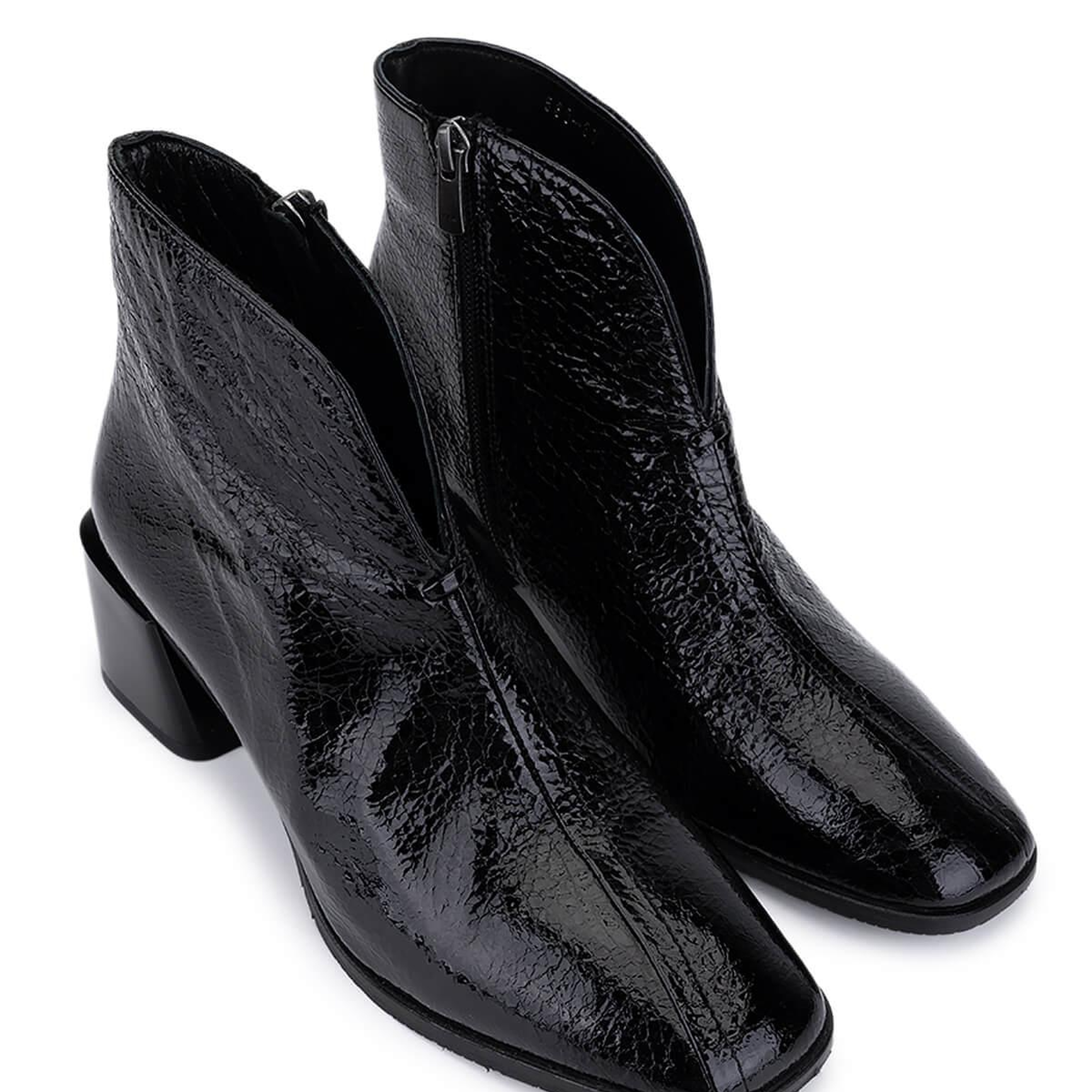 Tamer Tanca Kadın Hakiki Deri Siyah Casual Bot