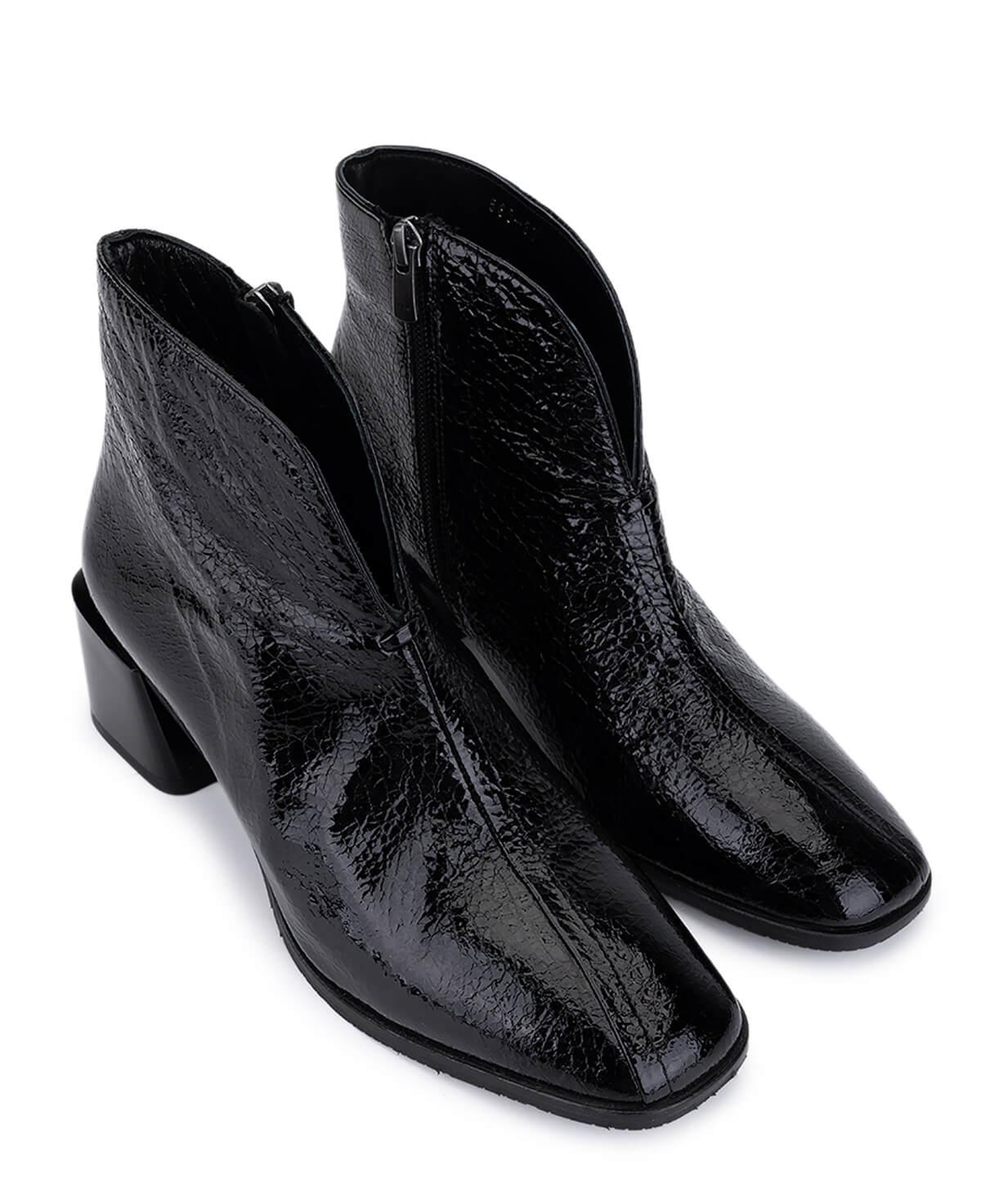 Tamer Tanca Kadın Hakiki Deri Siyah Casual Bot