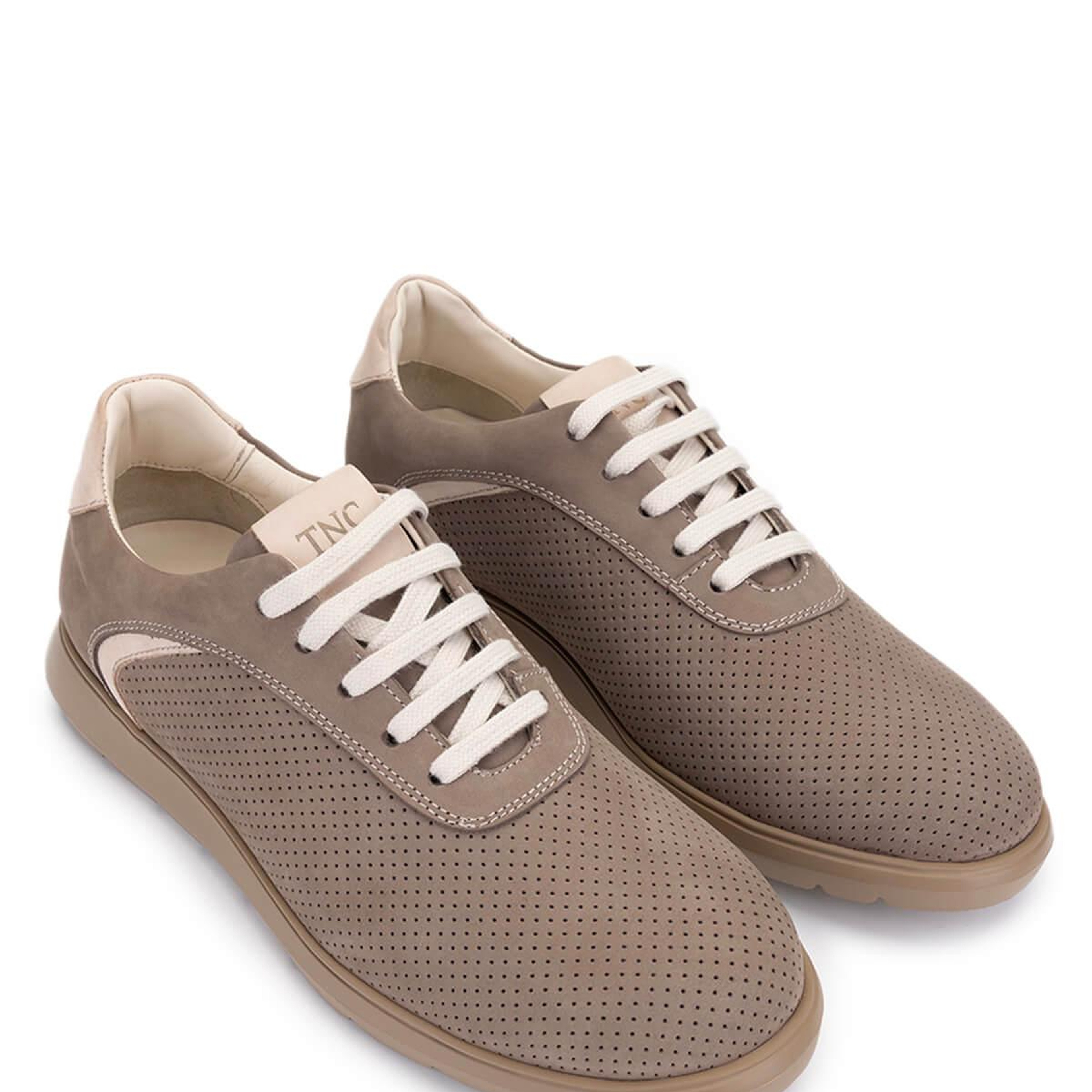 Tamer Tanca Erkek Hakiki Deri Bej Sneakers & Spor Ayakkabı