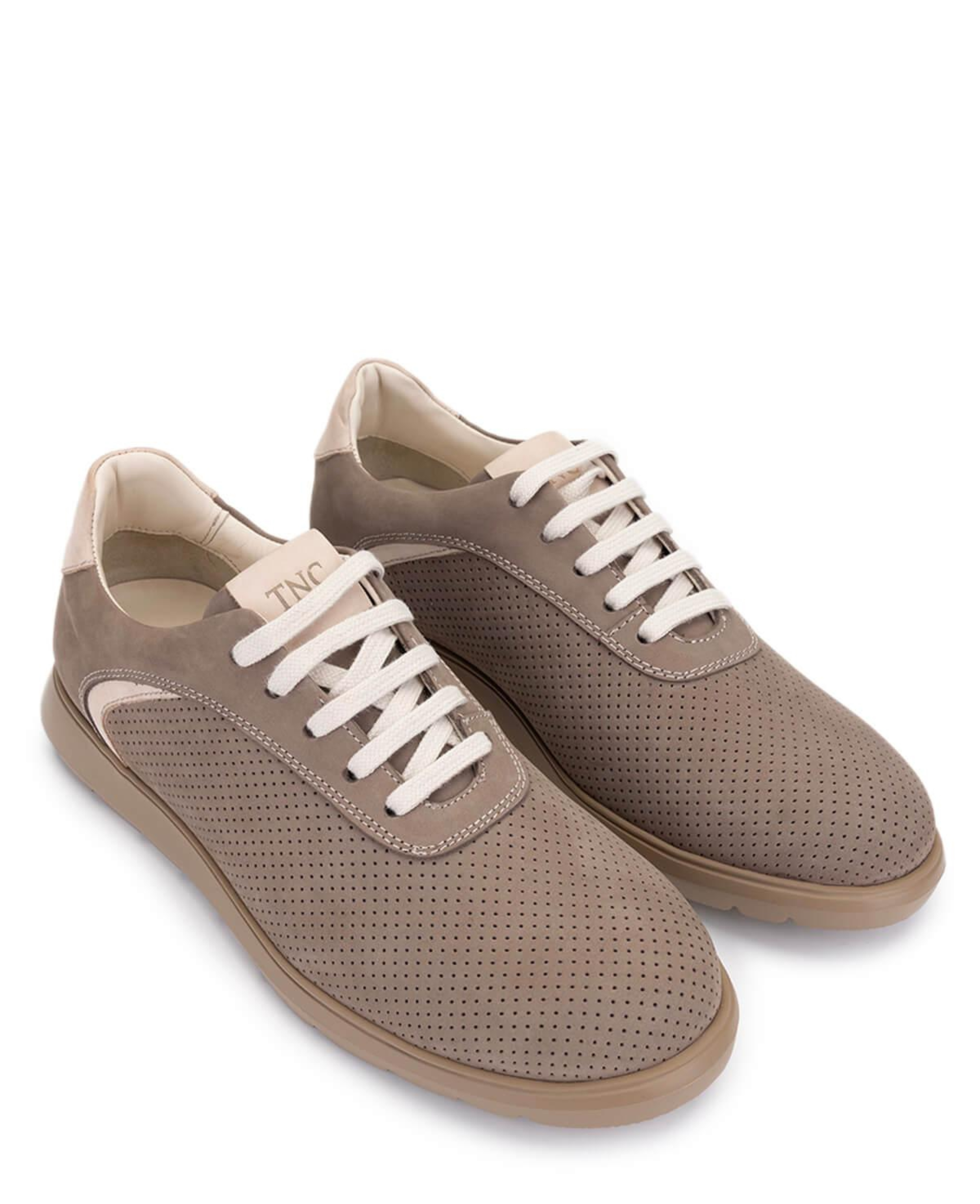 Tamer Tanca Erkek Hakiki Deri Bej Sneakers & Spor Ayakkabı