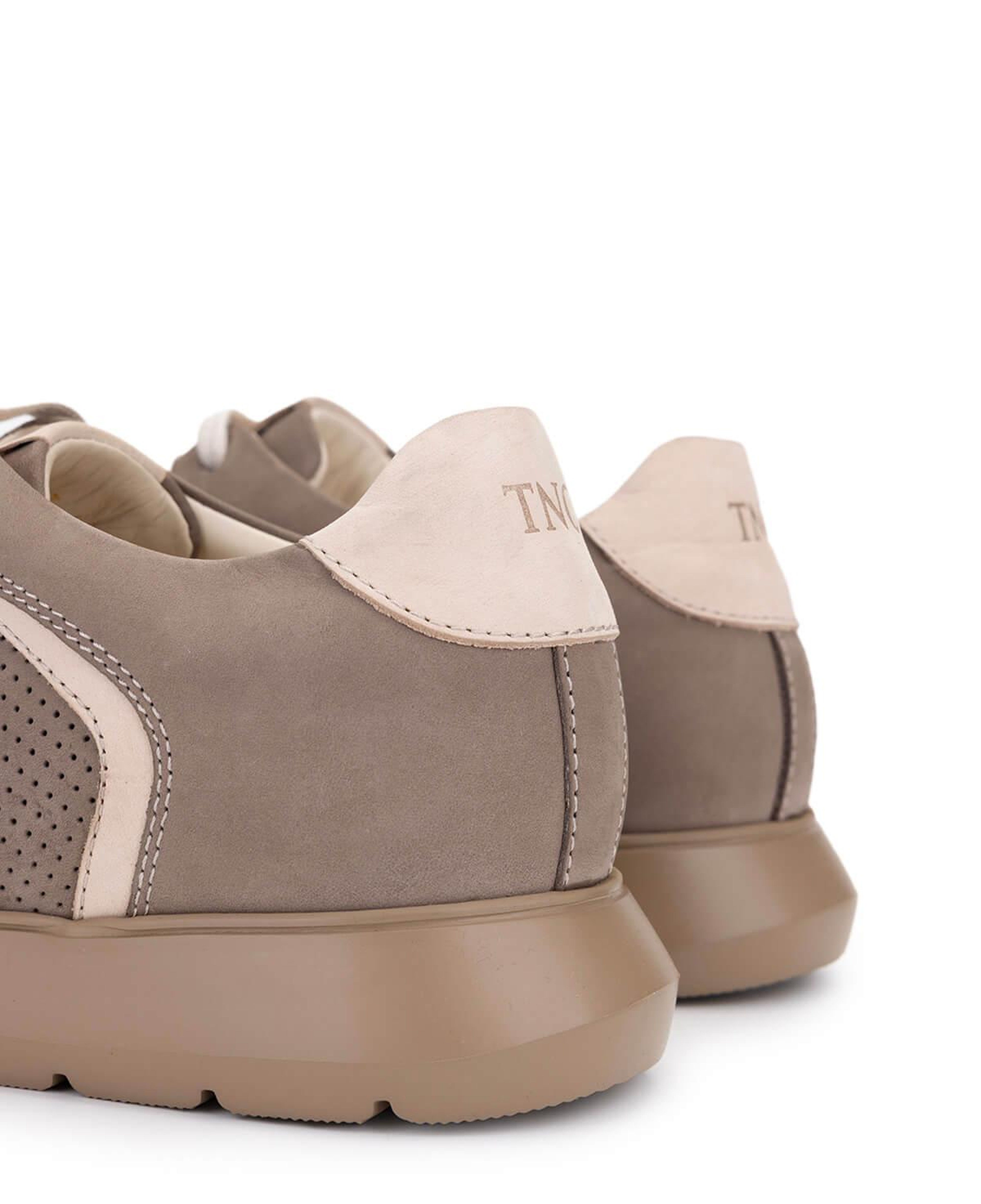 Tamer Tanca Erkek Hakiki Deri Bej Sneakers & Spor Ayakkabı