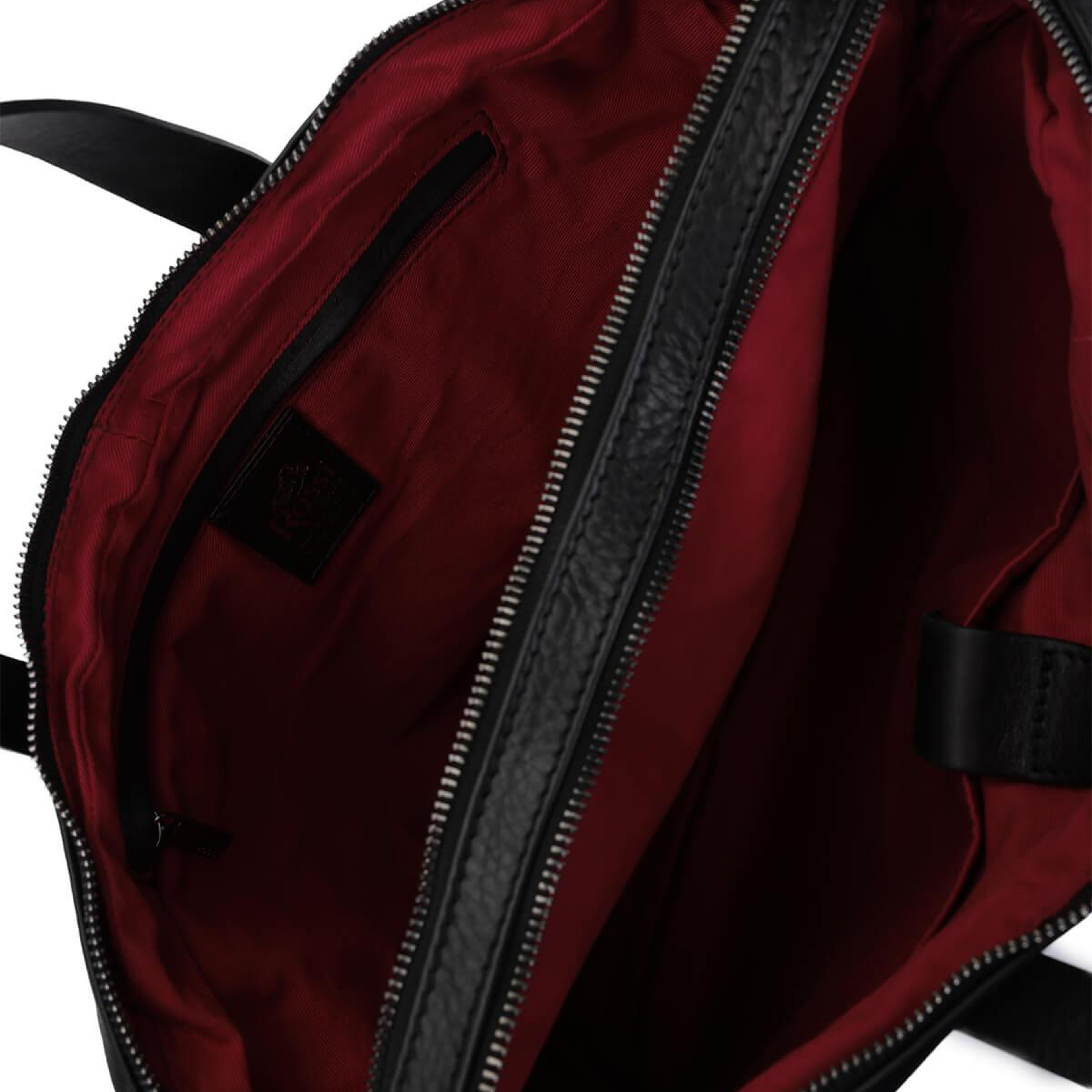 Bruno Rossi Bag Erkek Hakiki Deri Siyah Evrak Çantası