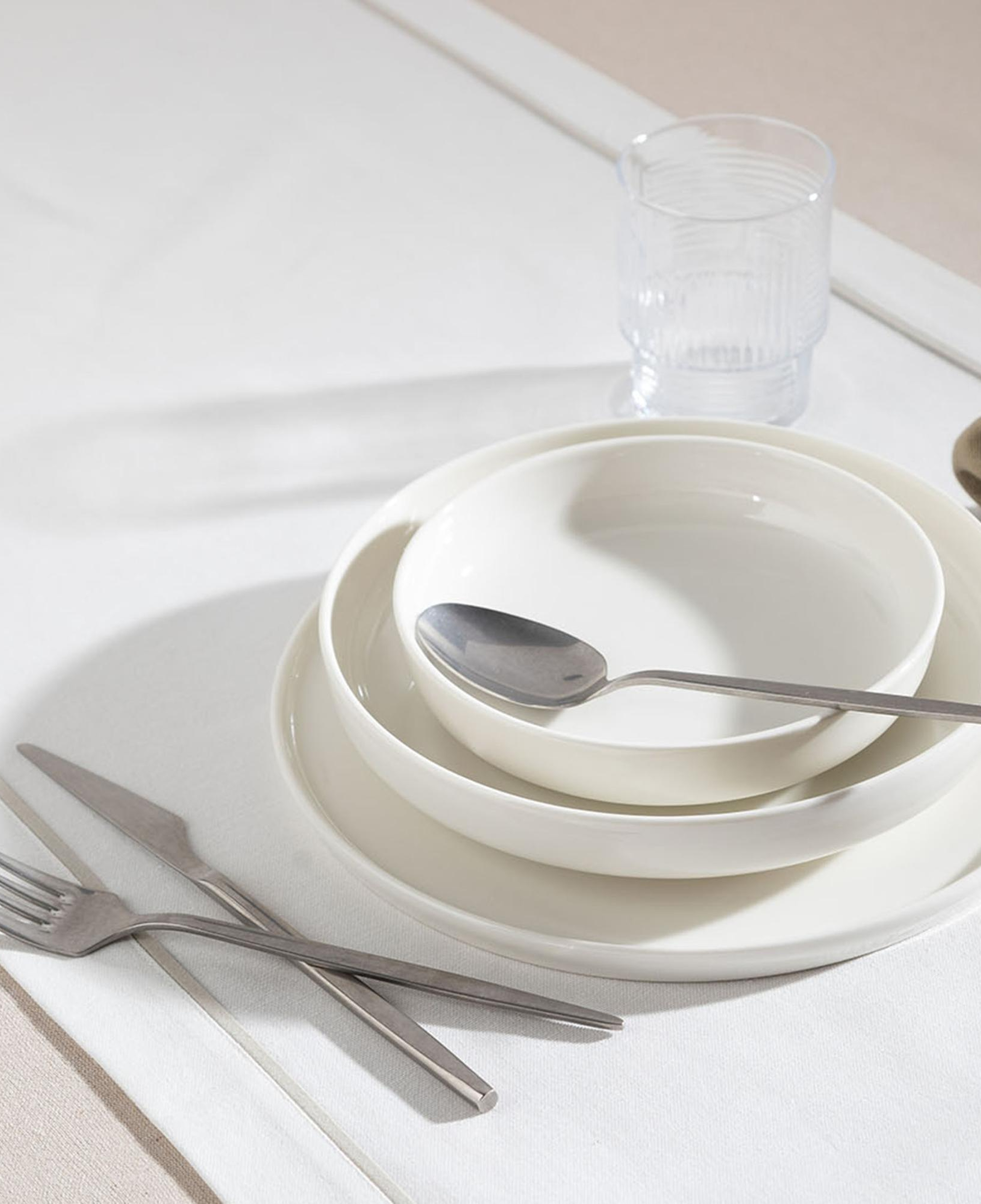 EPHESUS WHITE ÇUKUR TABAK 22CM