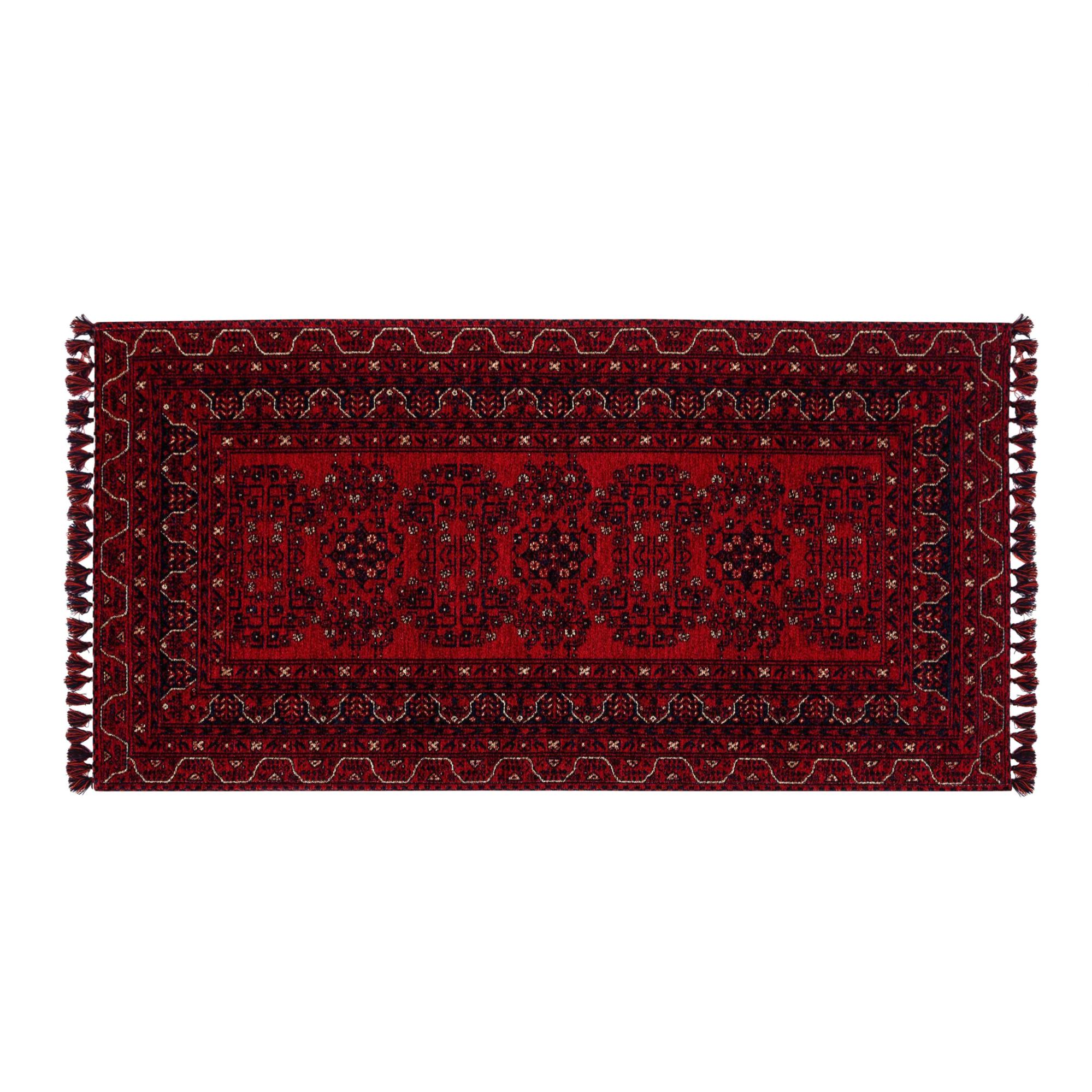 JINA BOLD KİLİM KIRMIZI LACİVERT 80X150