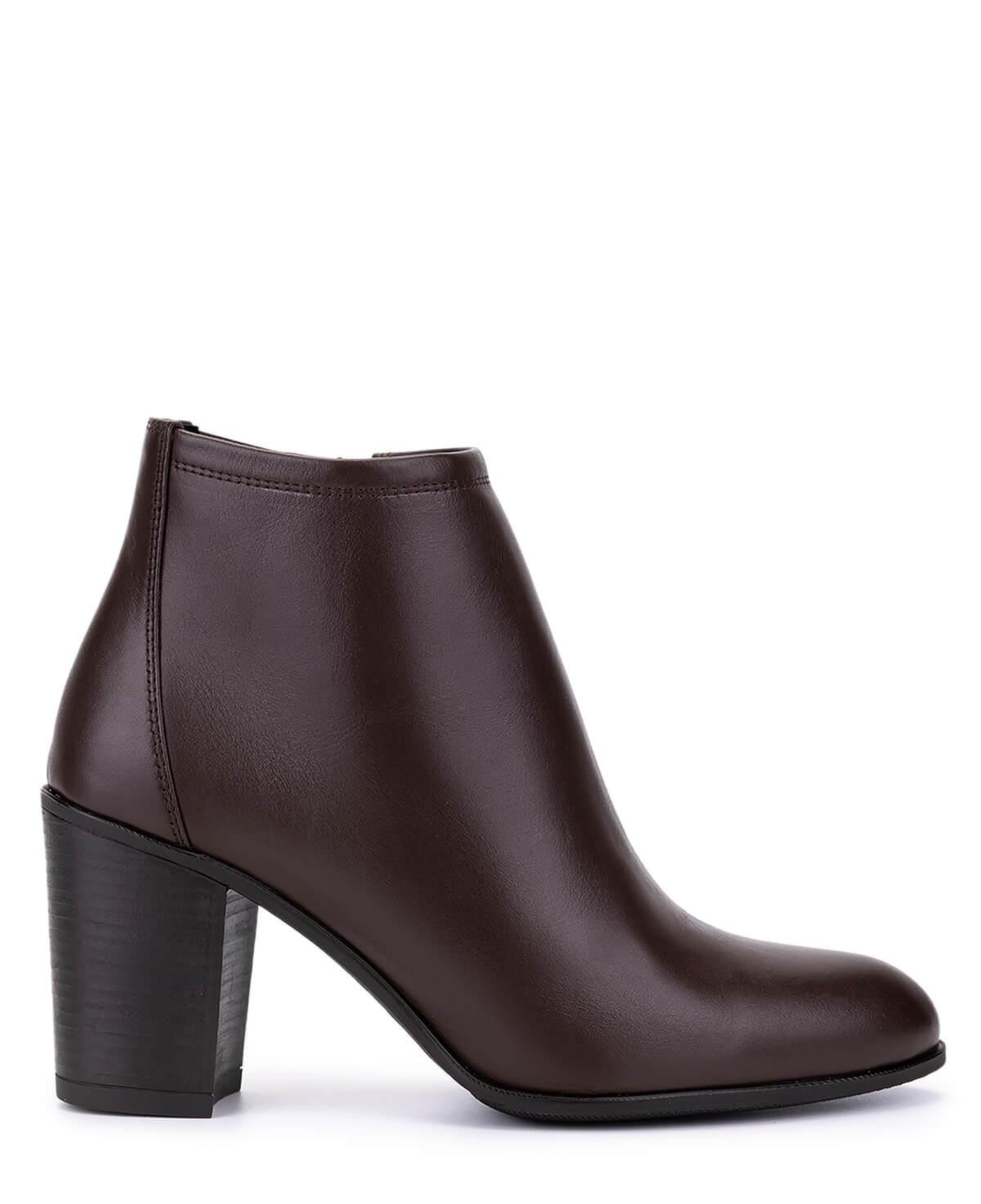 Tamer Tanca Kadın Hakiki Deri Kahverengi Topuklu Bot