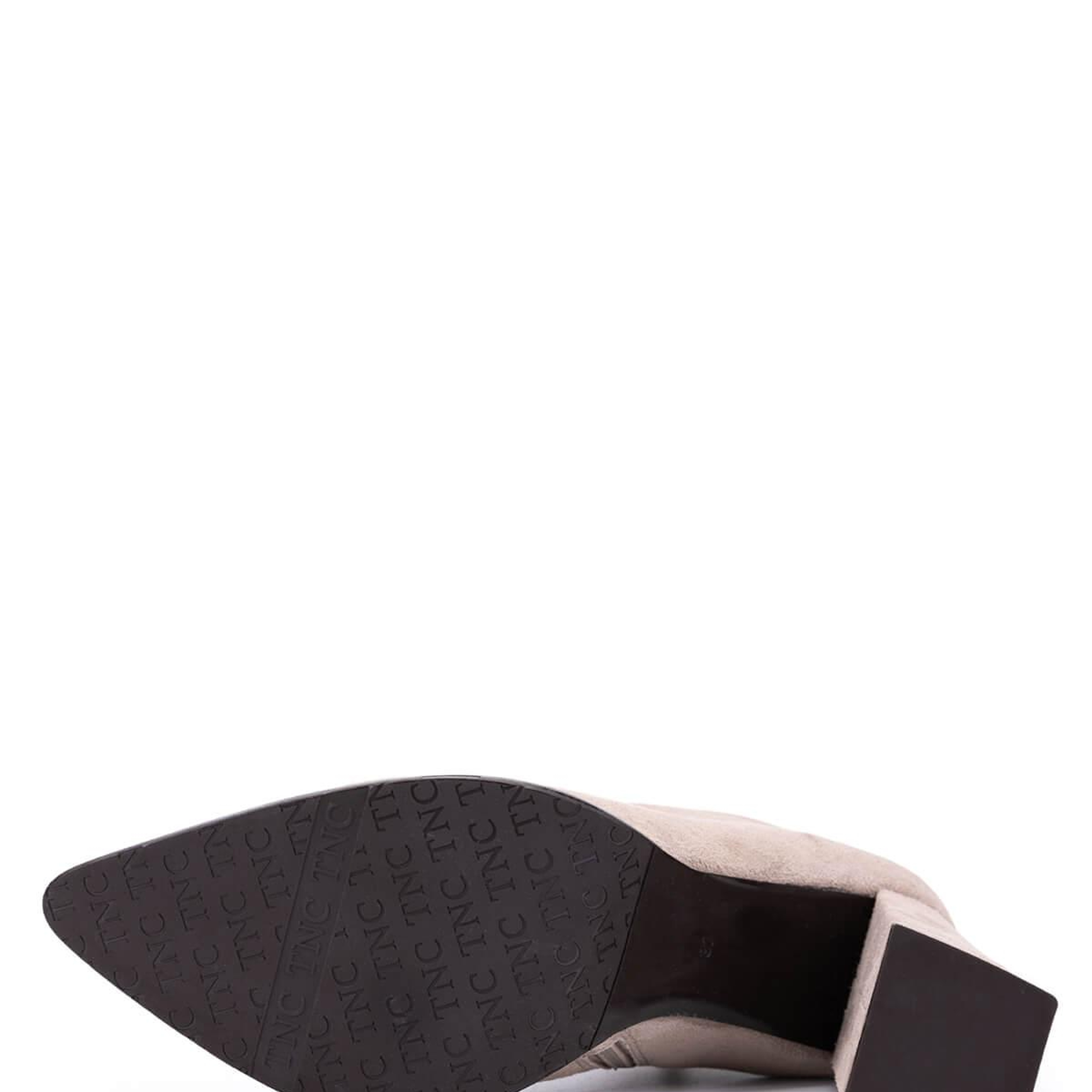 Tamer Tanca Kadın Hakiki Deri Taş Süet Topuklu Bot