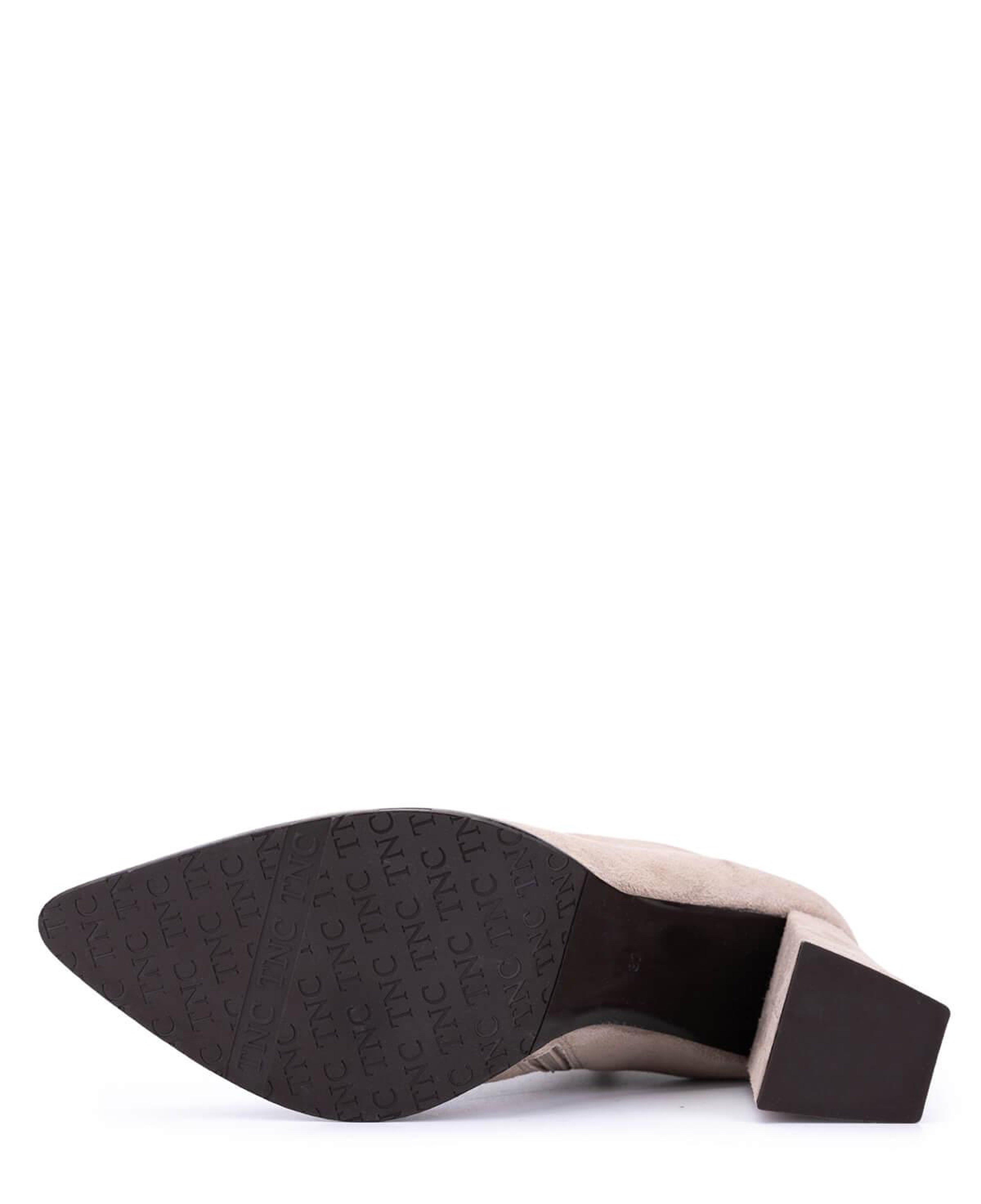 Tamer Tanca Kadın Hakiki Deri Taş Süet Topuklu Bot