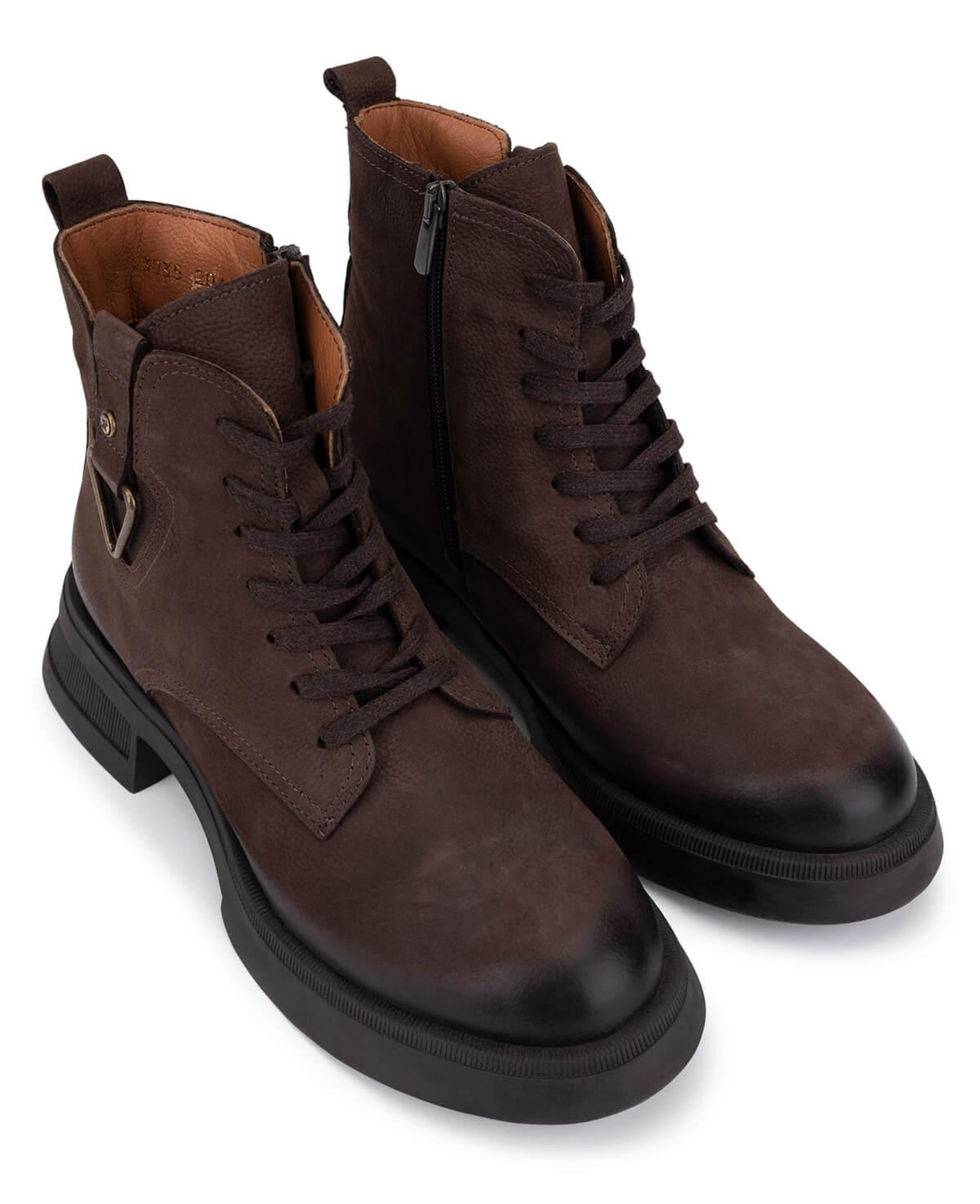 Tamer Tanca Kadın Hakiki Deri Kahverengi Nubuk Casual Bot