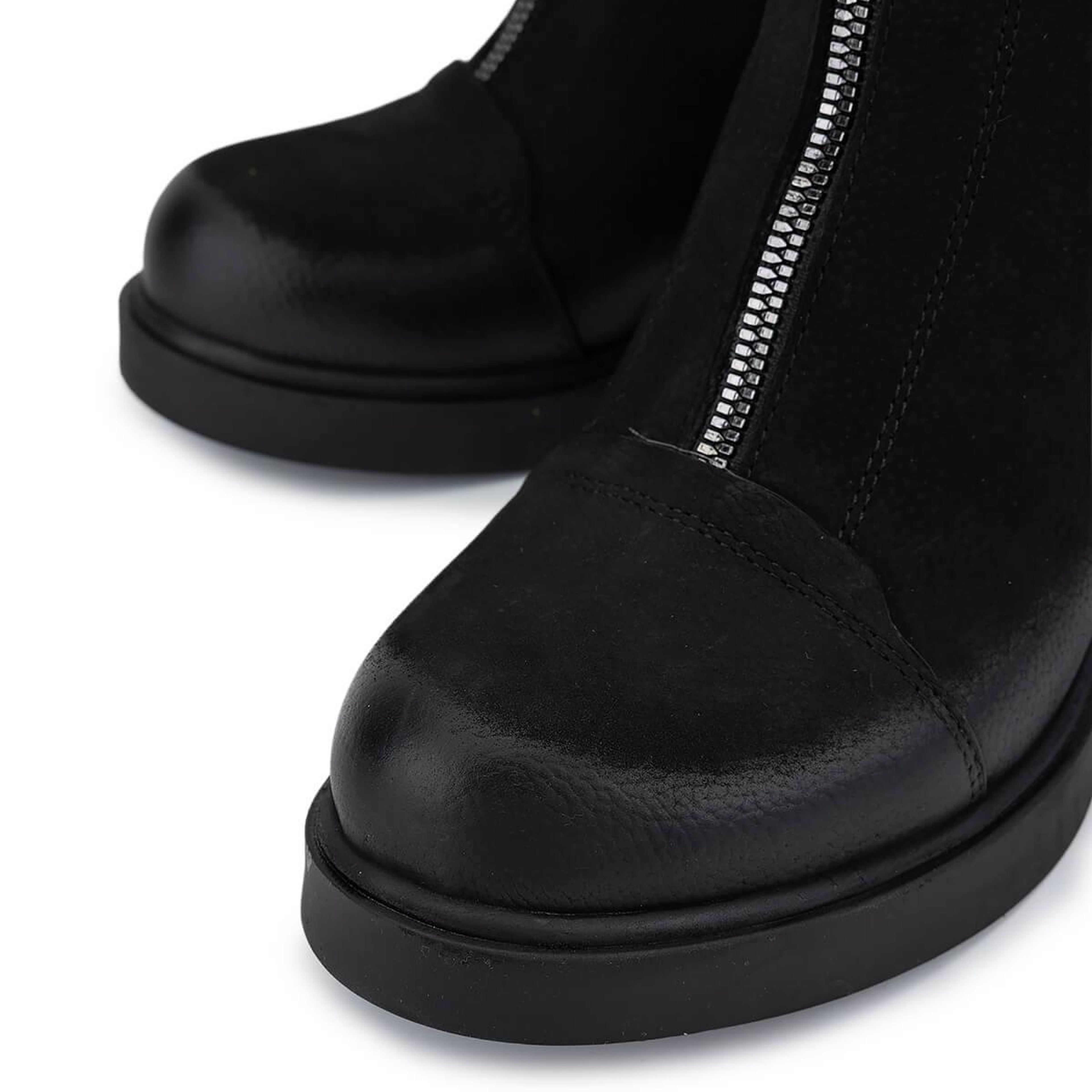 Tamer Tanca Kadın Hakiki Deri Siyah Nubuk Casual Bot