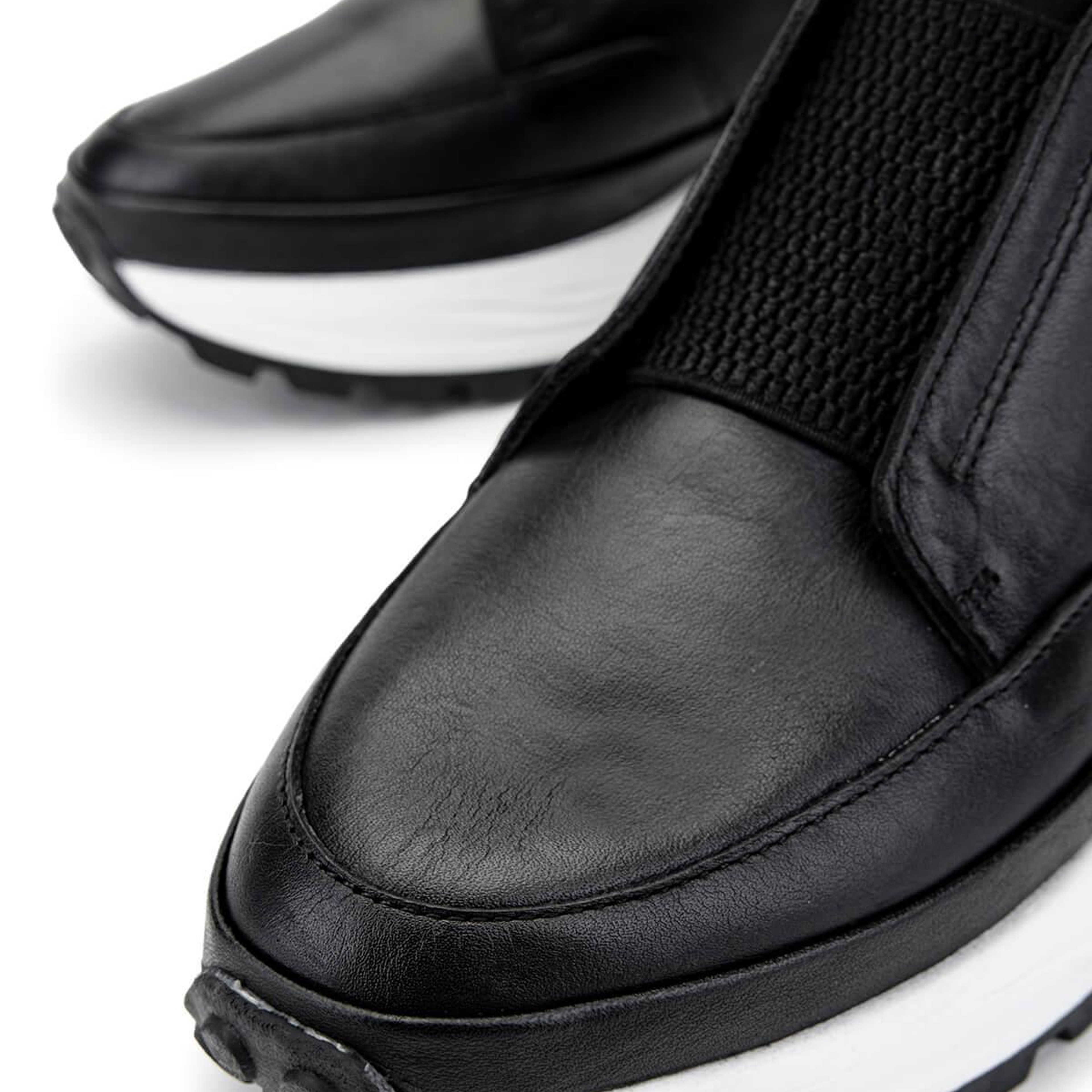 Tamer Tanca Kadın Hakiki Deri Siyah Deri Casual Bot