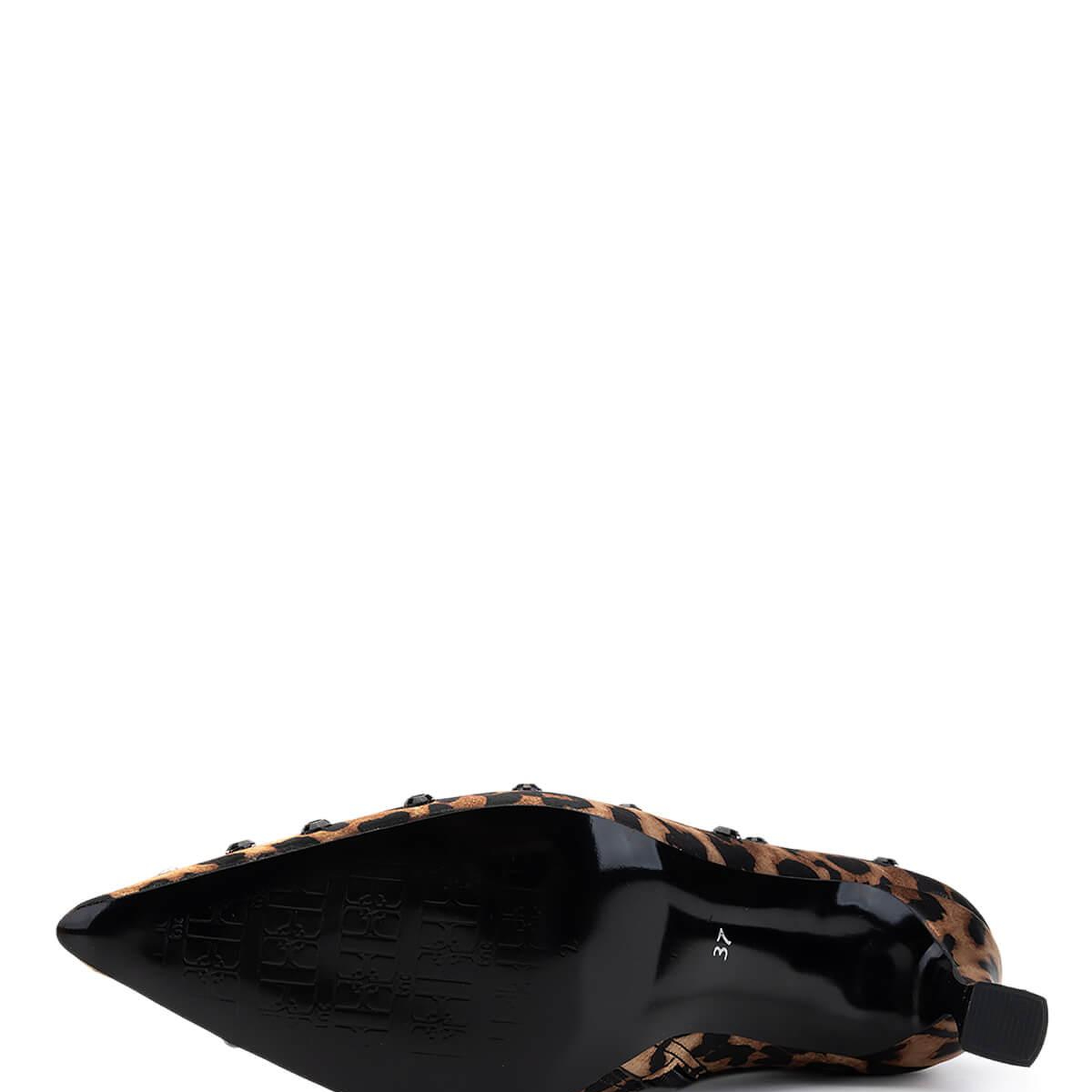 Tamer Tanca Kadın Saten Leopar Topuklu Bot