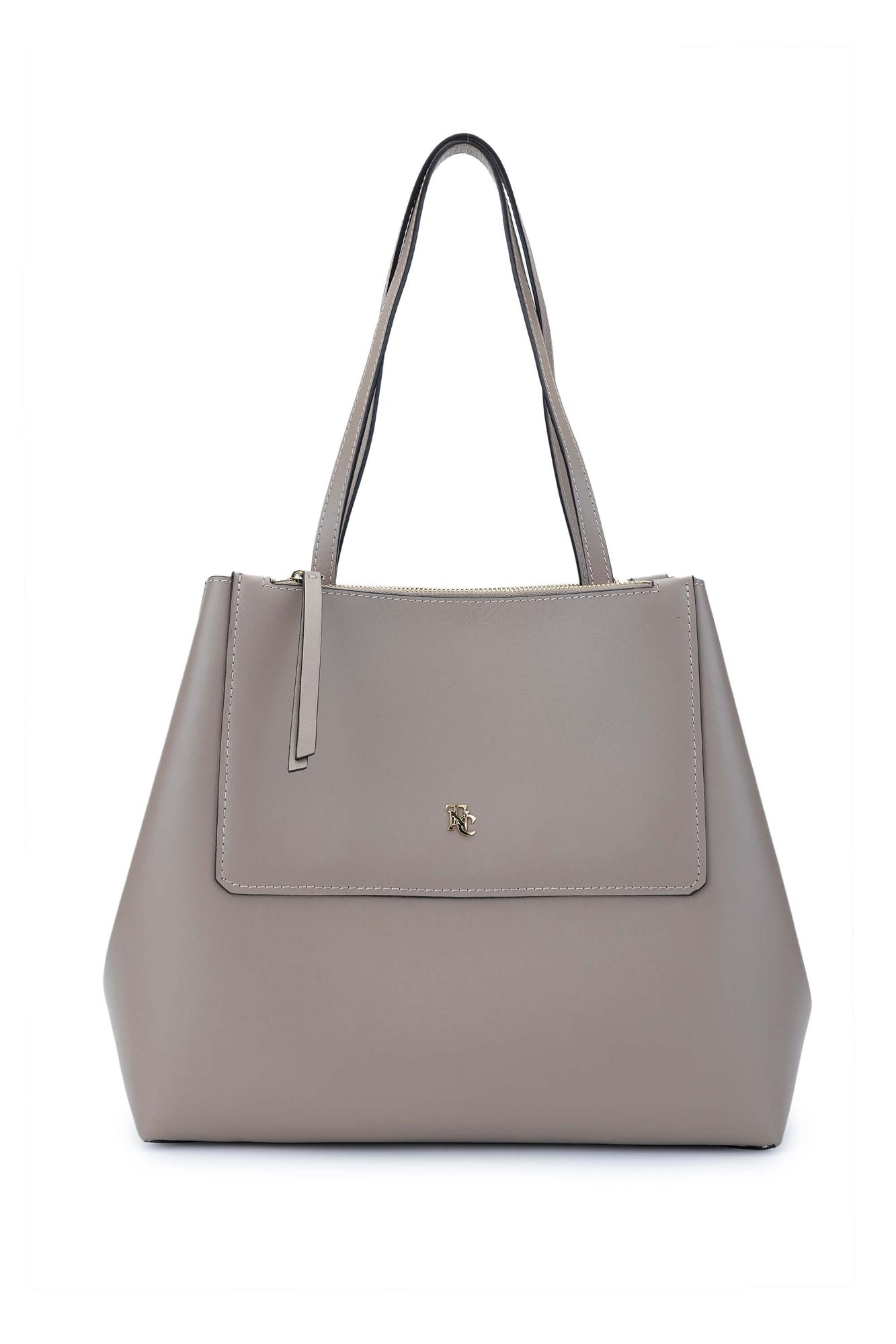 Tamer Tanca Kadın Hakiki Deri Vizon Omuz Çanta