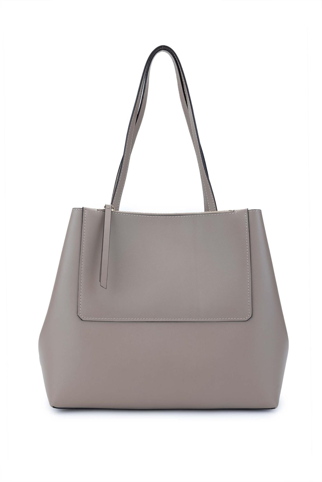 Tamer Tanca Kadın Hakiki Deri Vizon Omuz Çanta