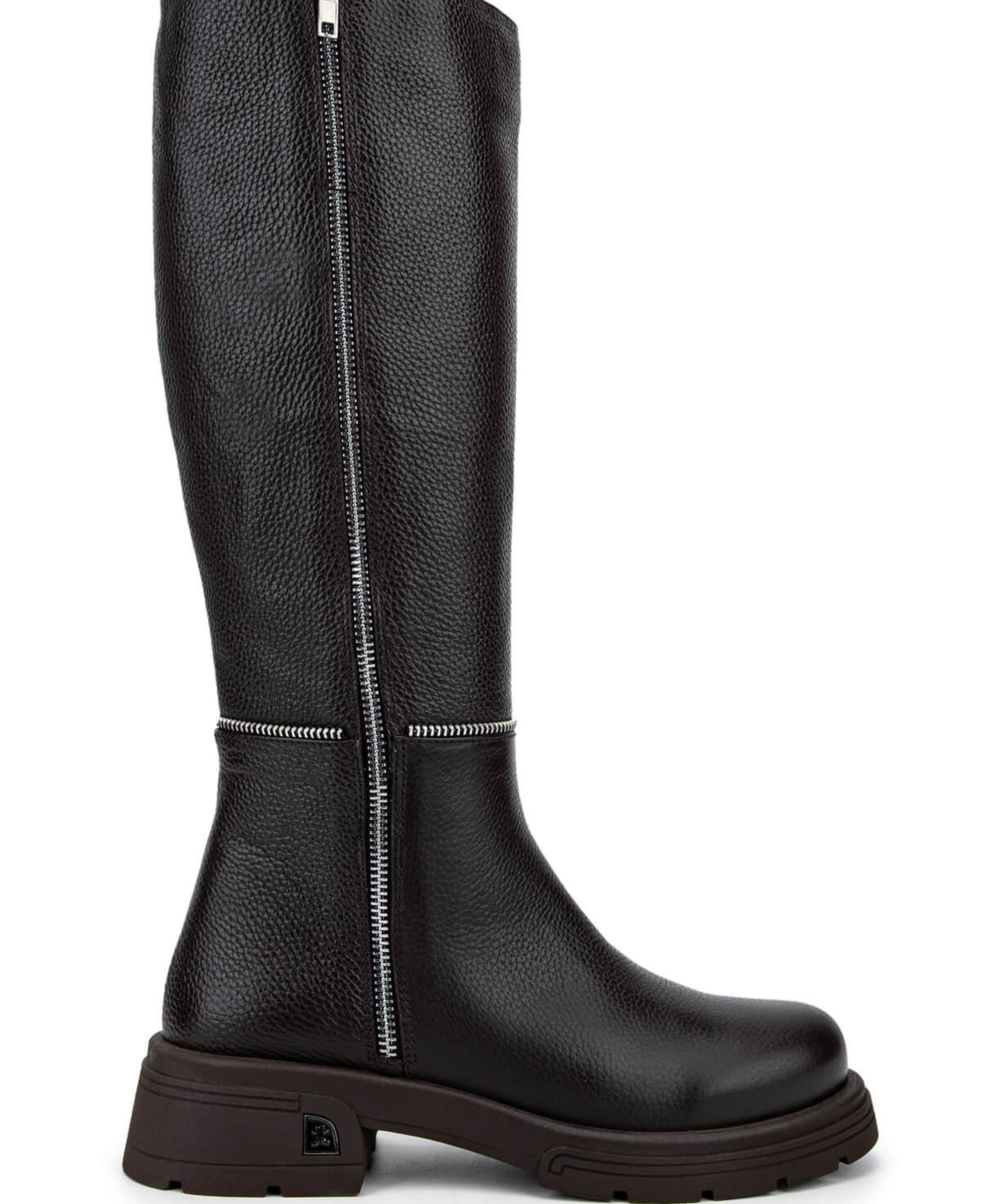 Tamer Tanca Kadın Hakiki Deri Kahverengi Floter Klasik Çizme