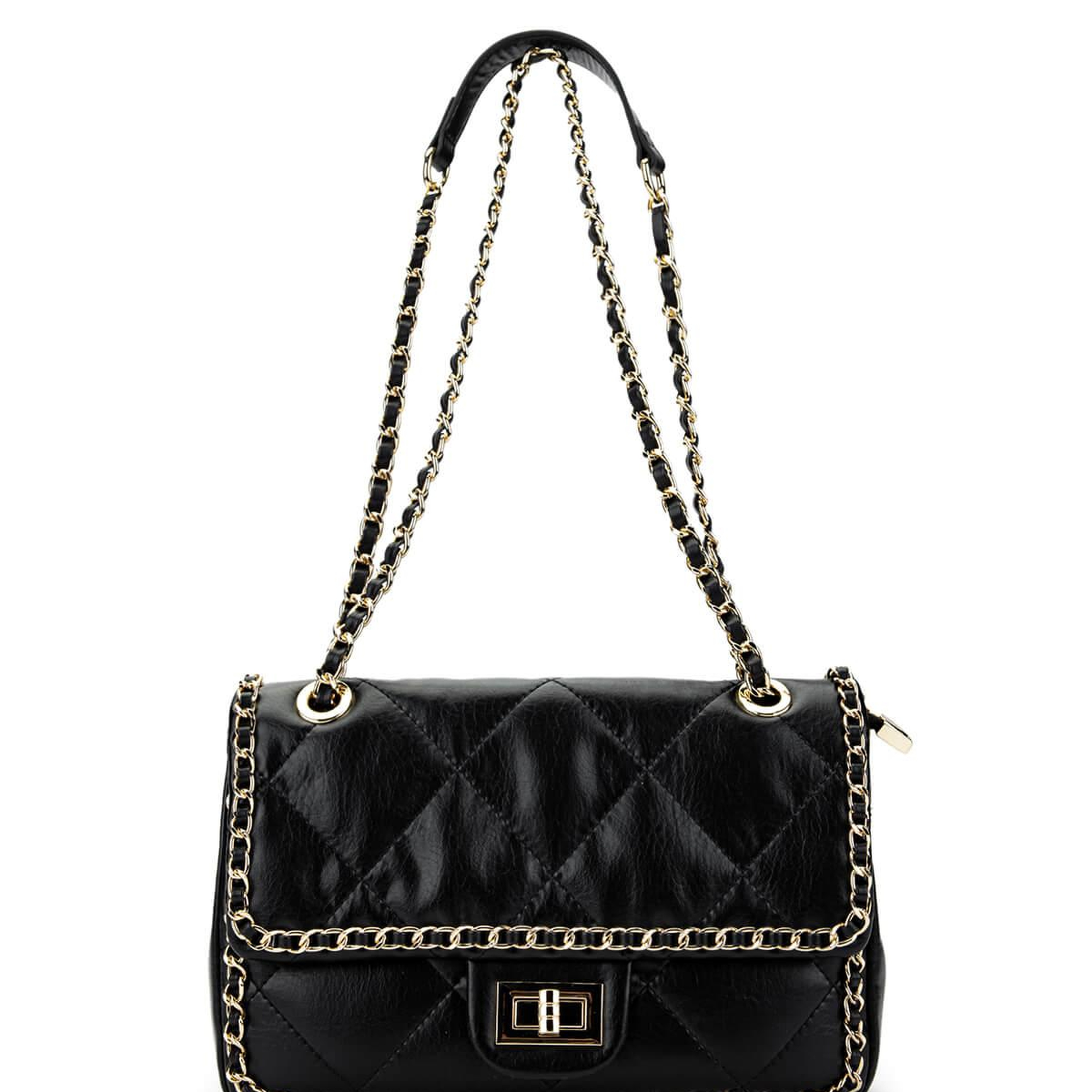 Tamer Tanca Kadın Vegan Siyah Omuz Çanta