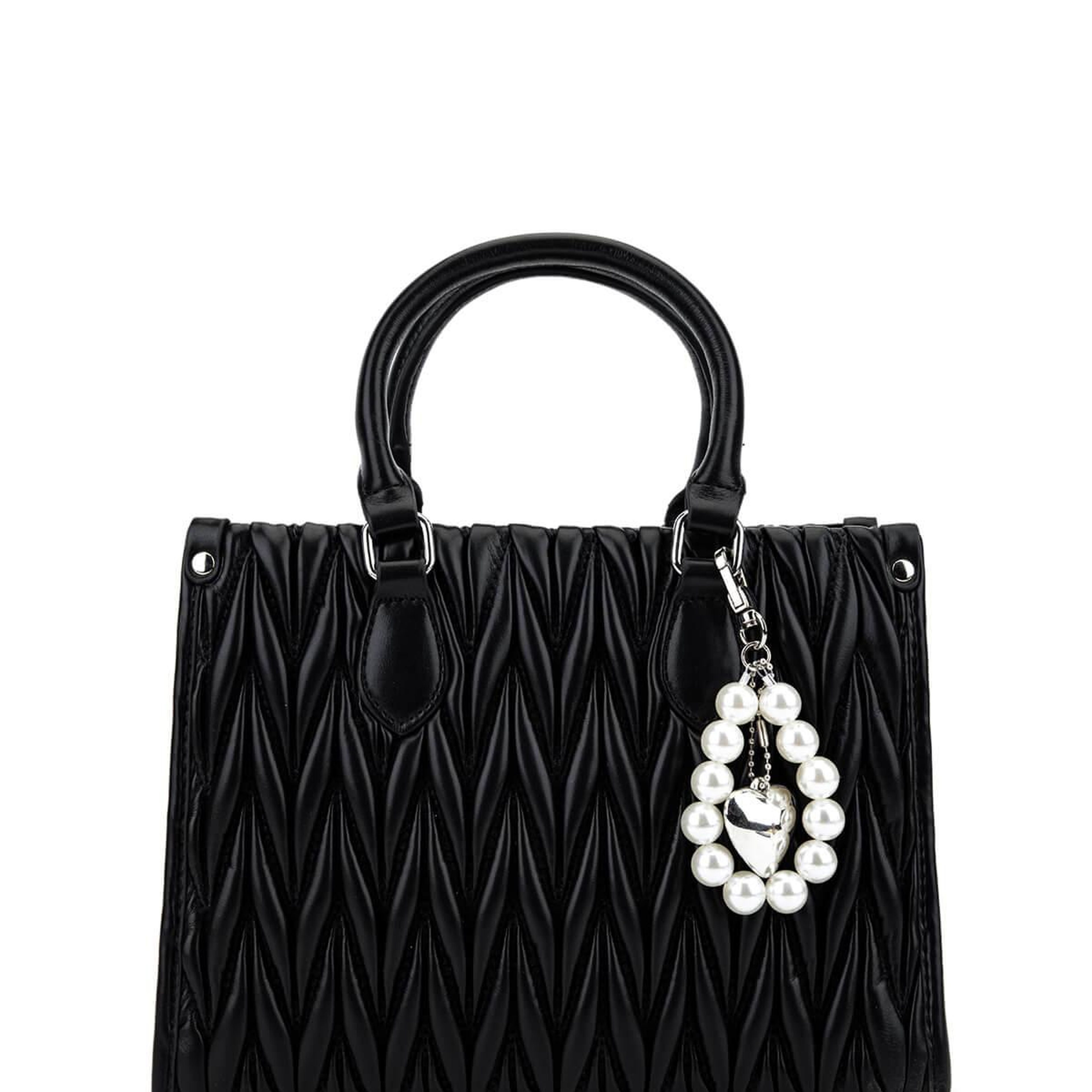 Tamer Tanca Kadın Suni Deri Siyah Omuz Çanta