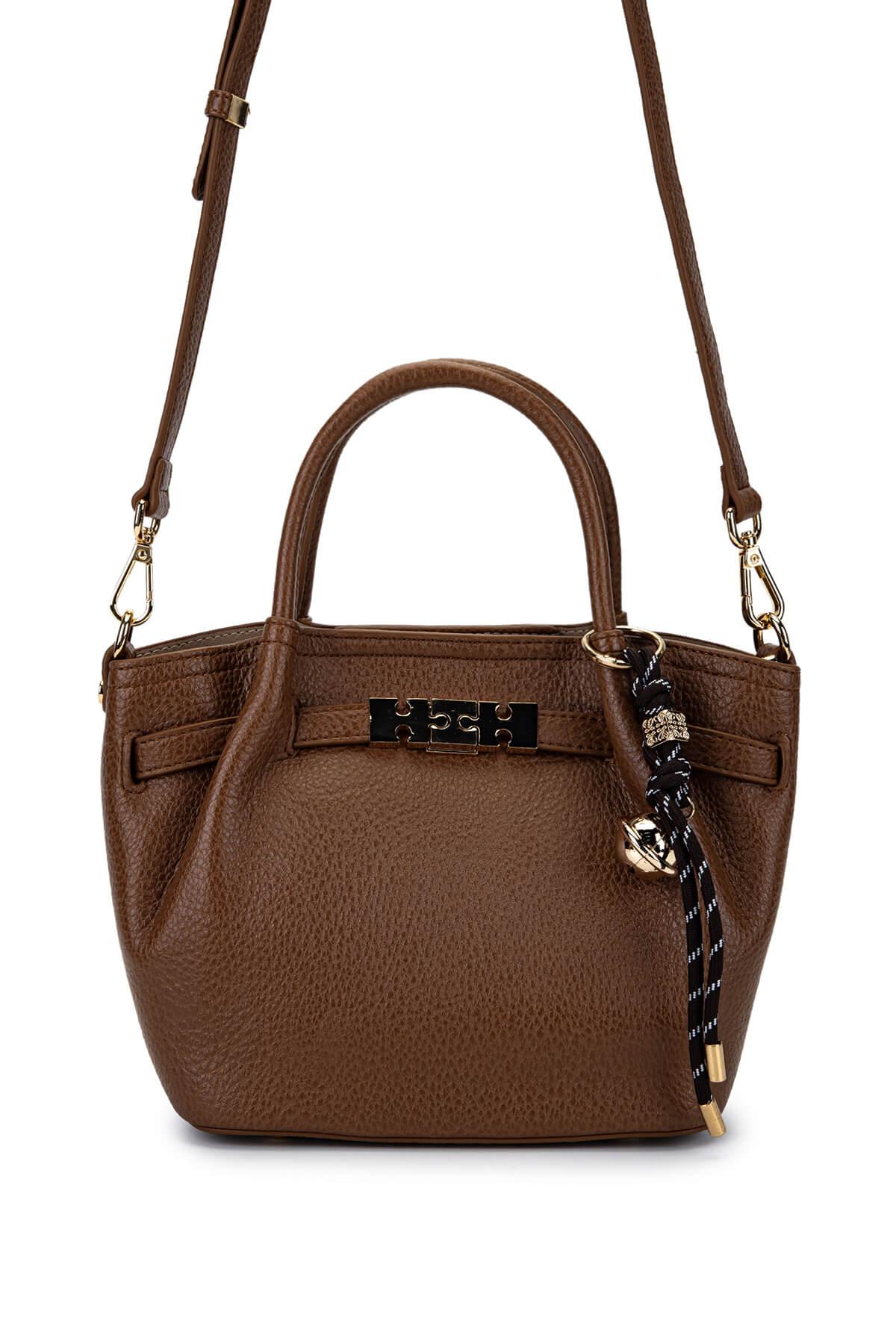 Tamer Tanca Kadın Suni Deri Camel Omuz Çanta