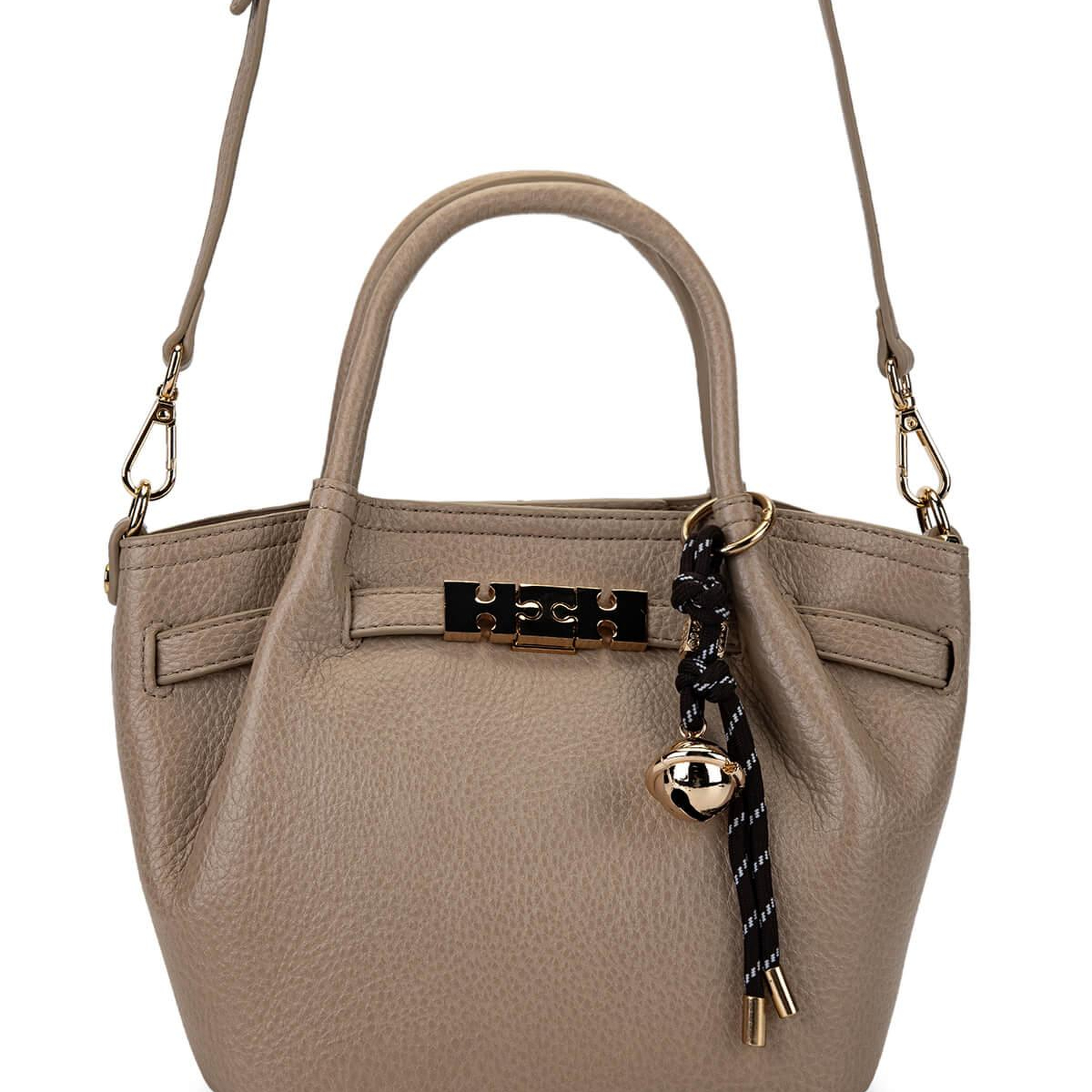 Tamer Tanca Kadın Suni Deri Taupe Omuz Çanta